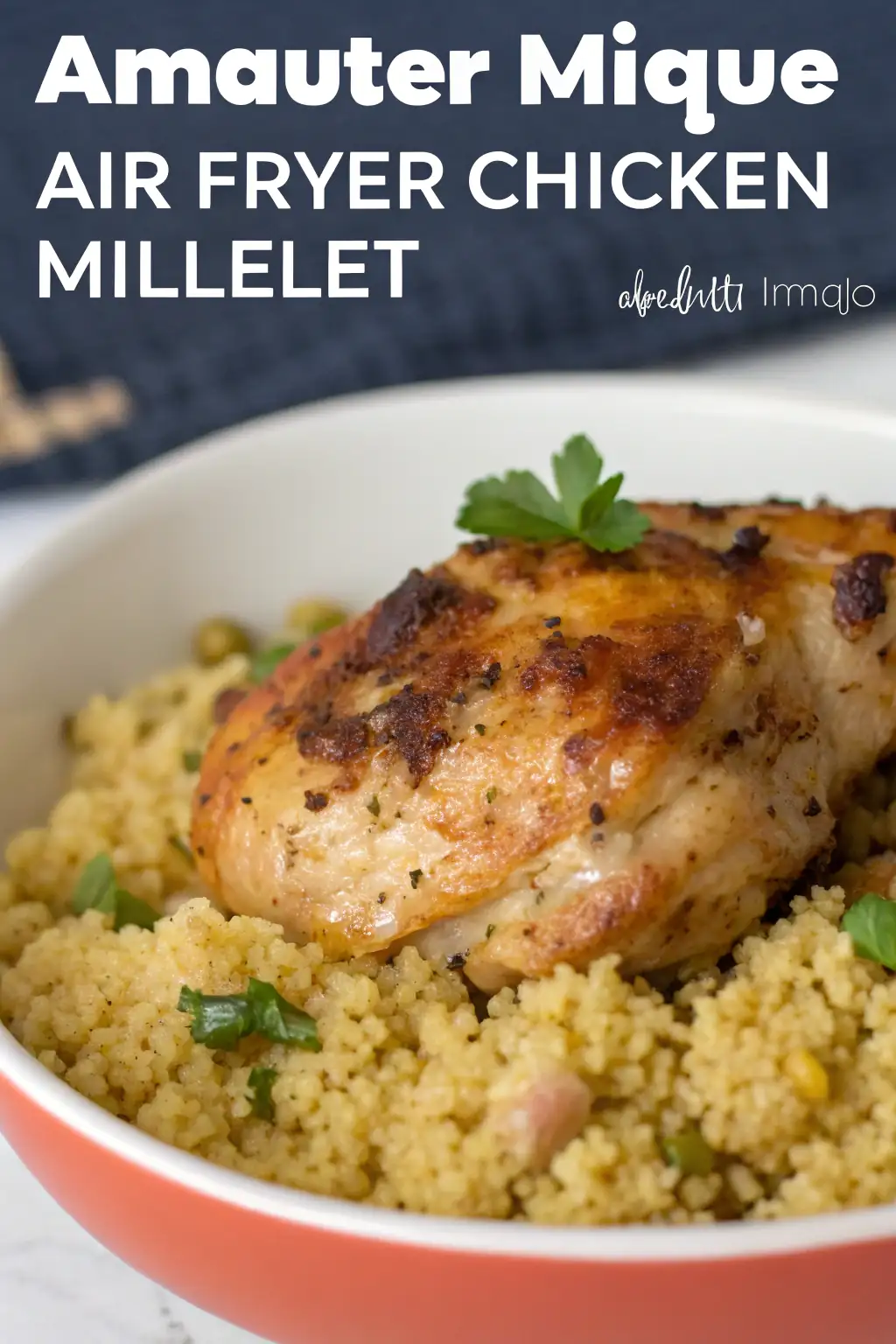 A delicious plate of Air Fryer Chicken Millet