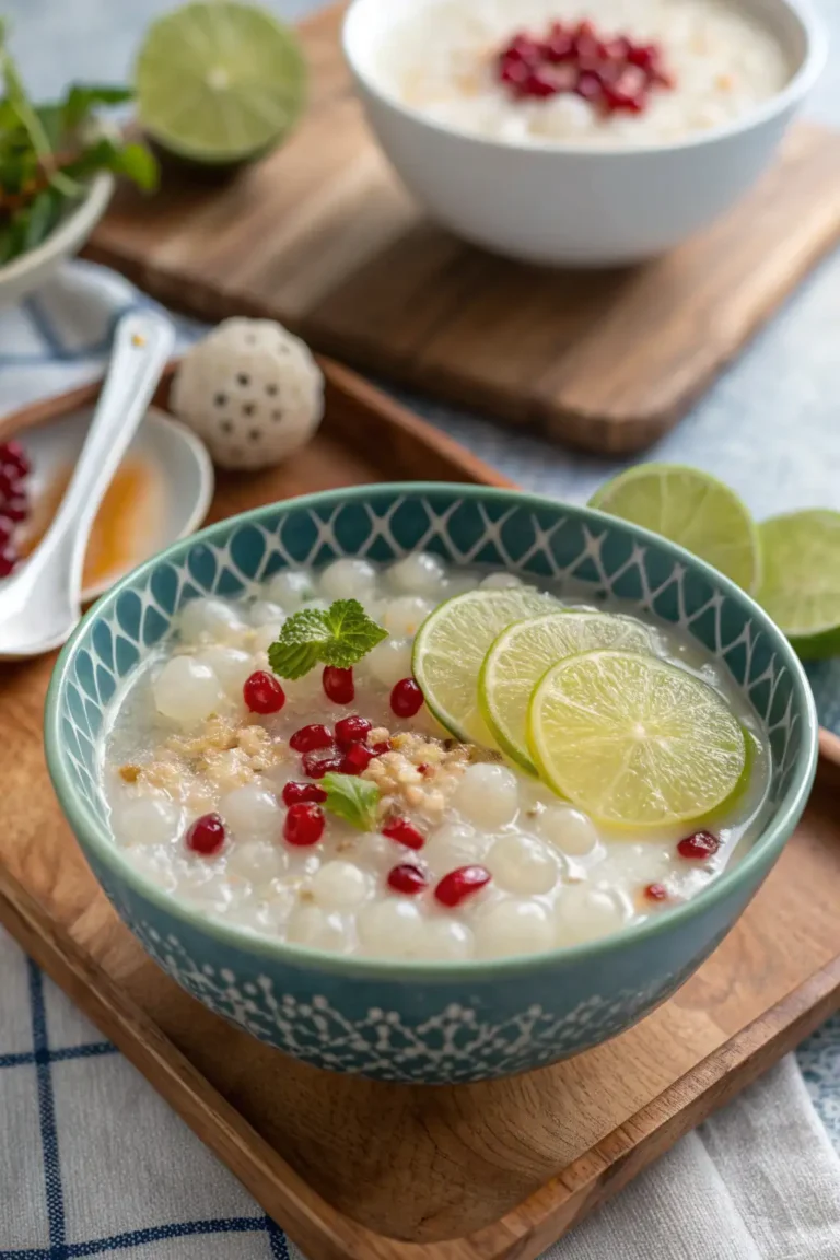 A delicious plate of Air Fryer Sago