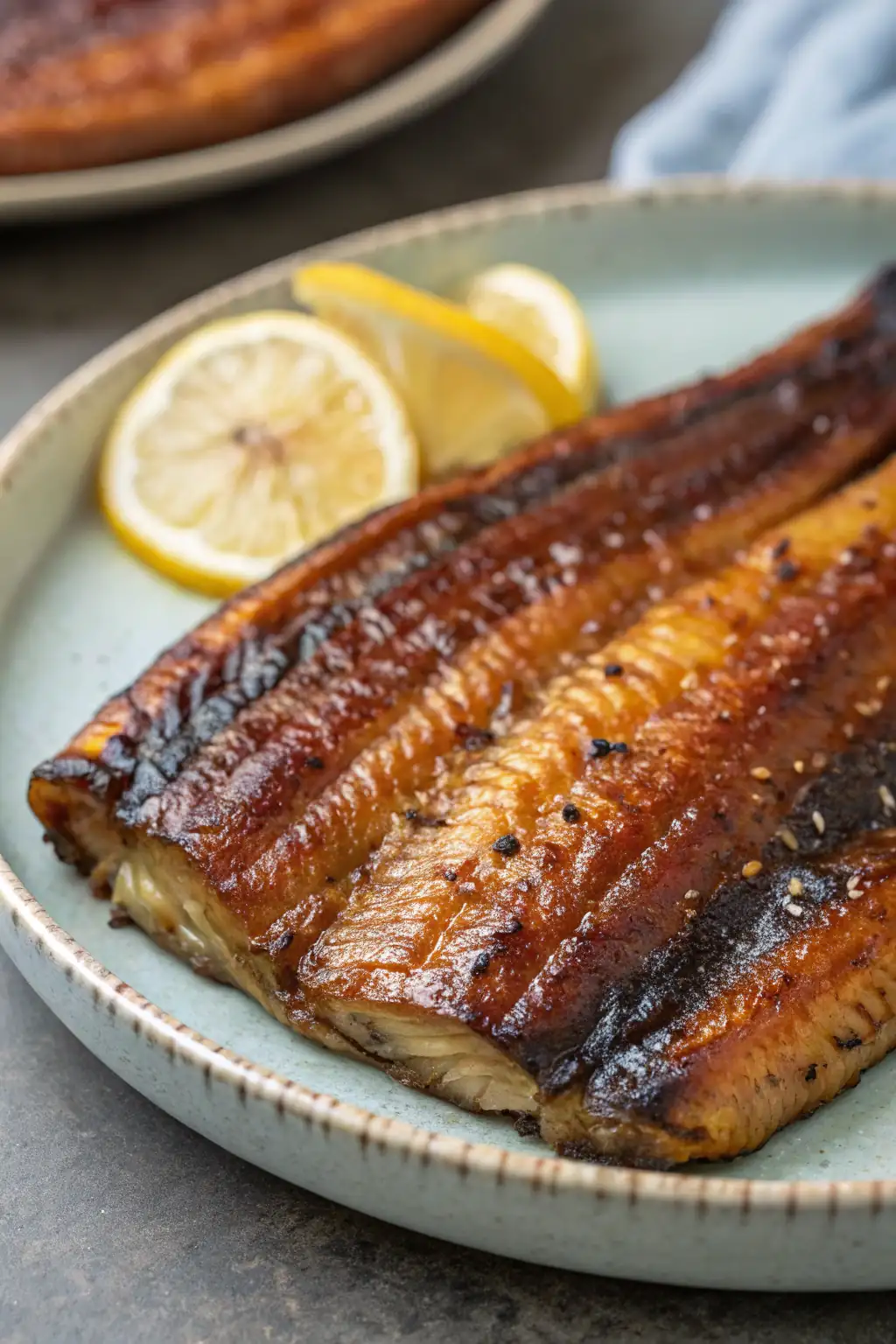 A delicious plate of Air Fryer Eel