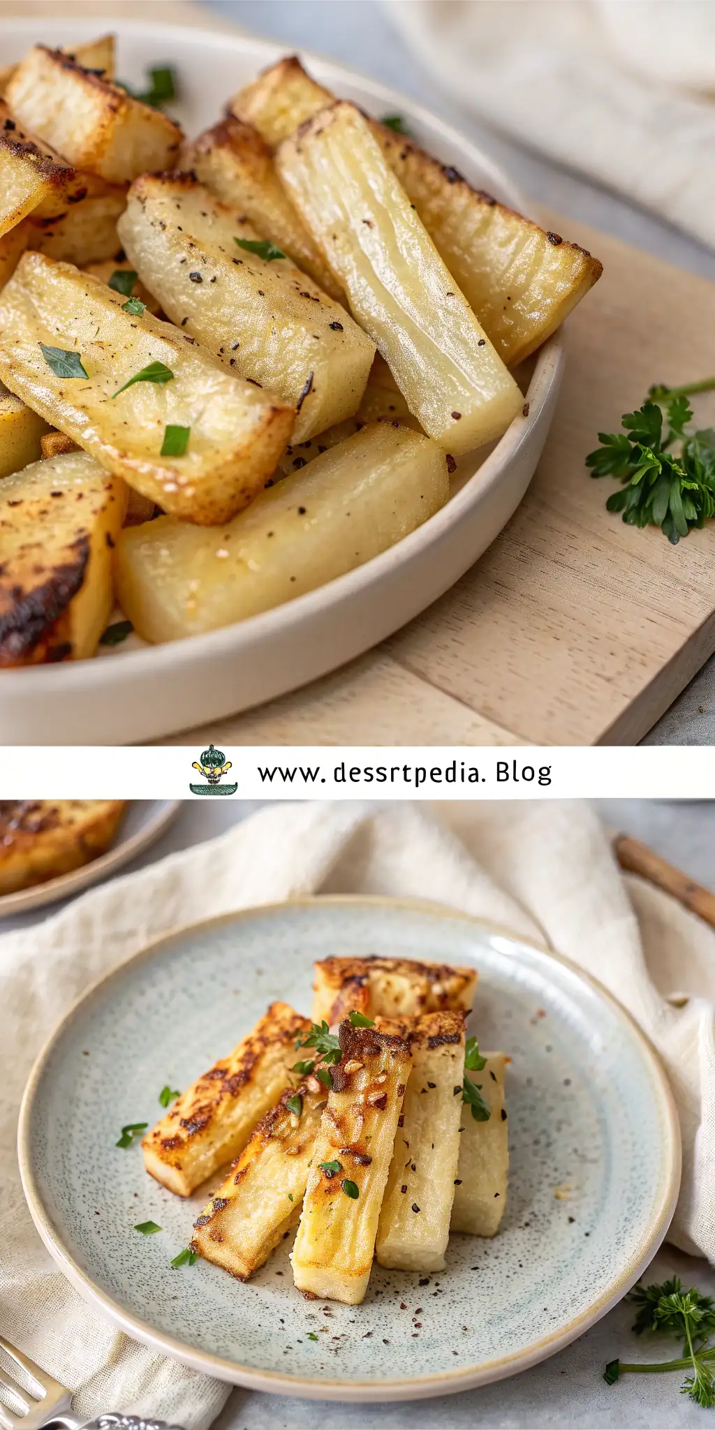 Pinterest image 2 for Air Fryer Daikon