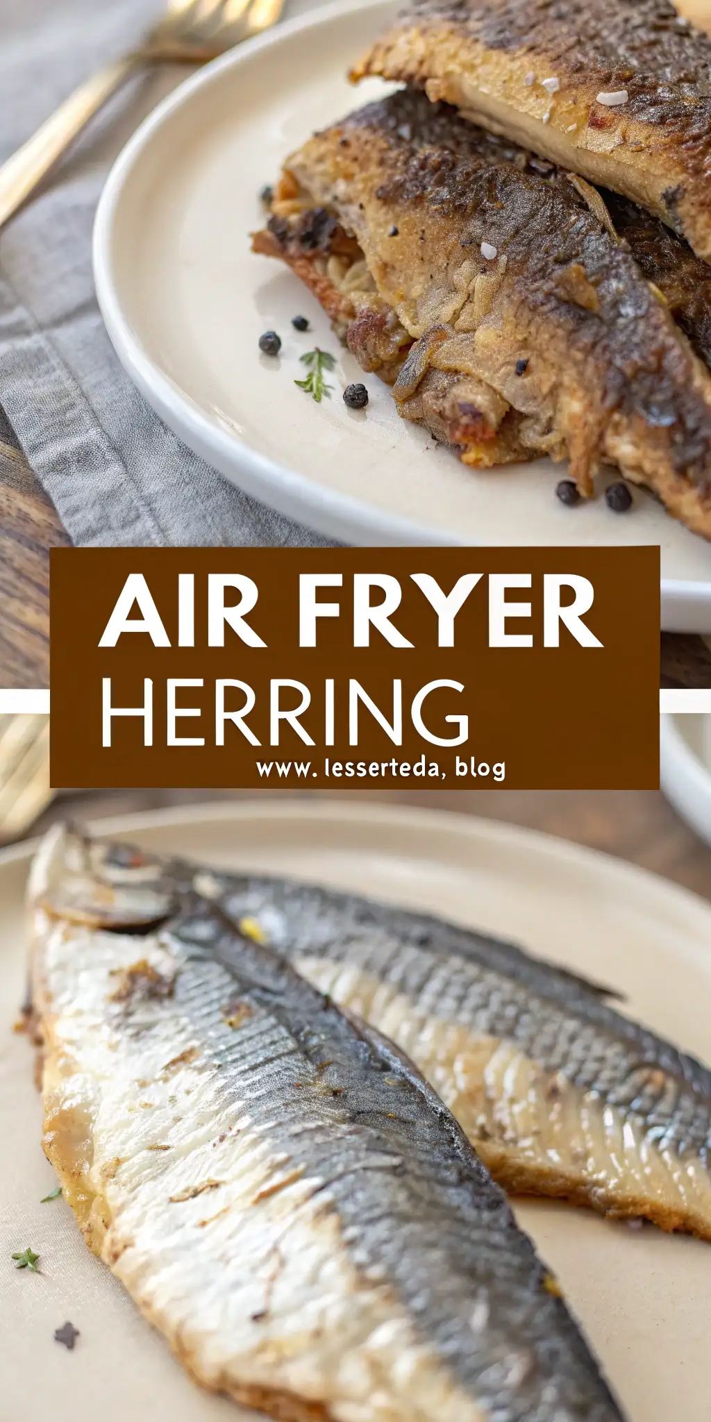 Pinterest image 2 for Air Fryer Herring