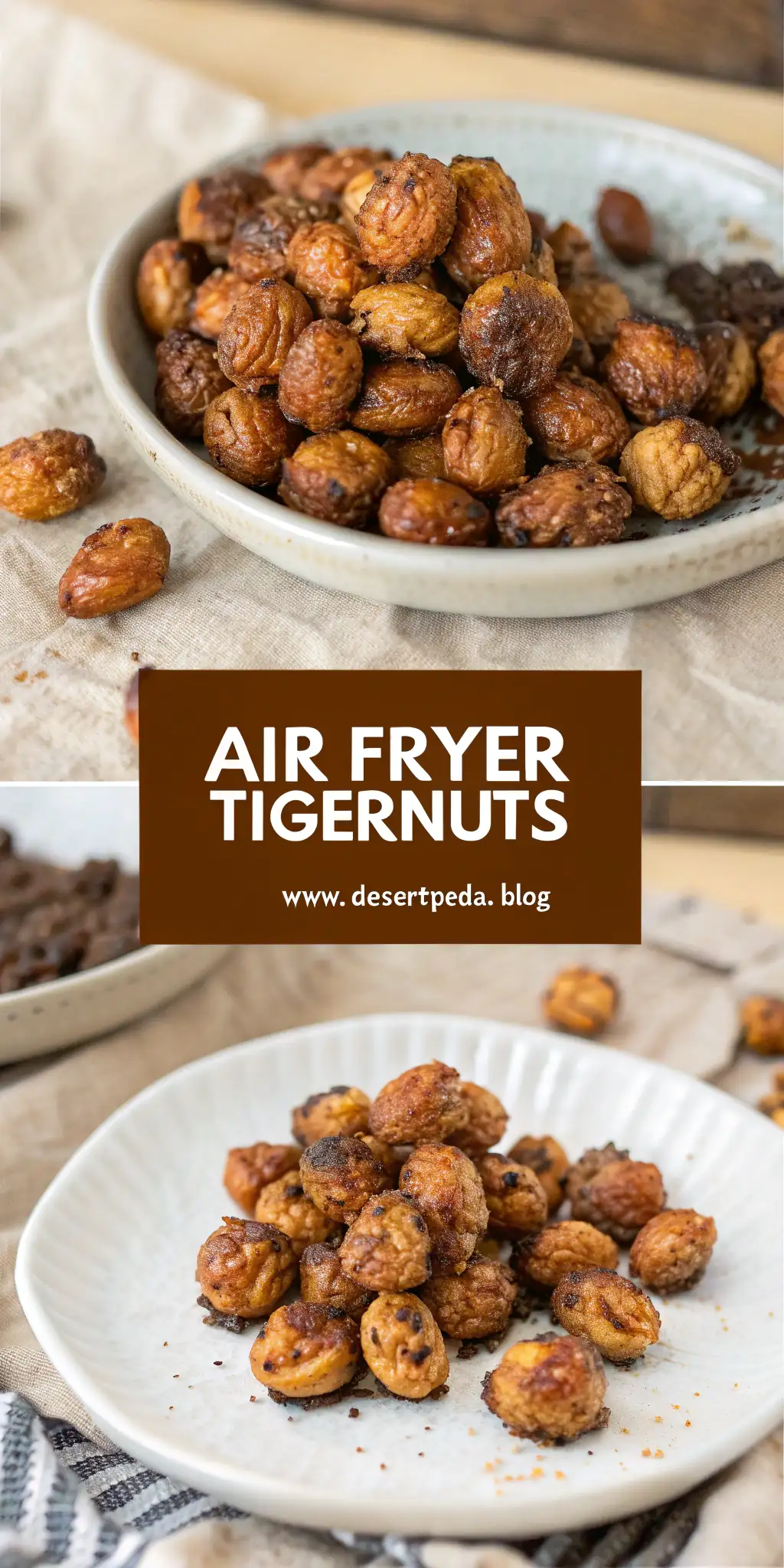 Pinterest image 2 for Air Fryer Tigernut