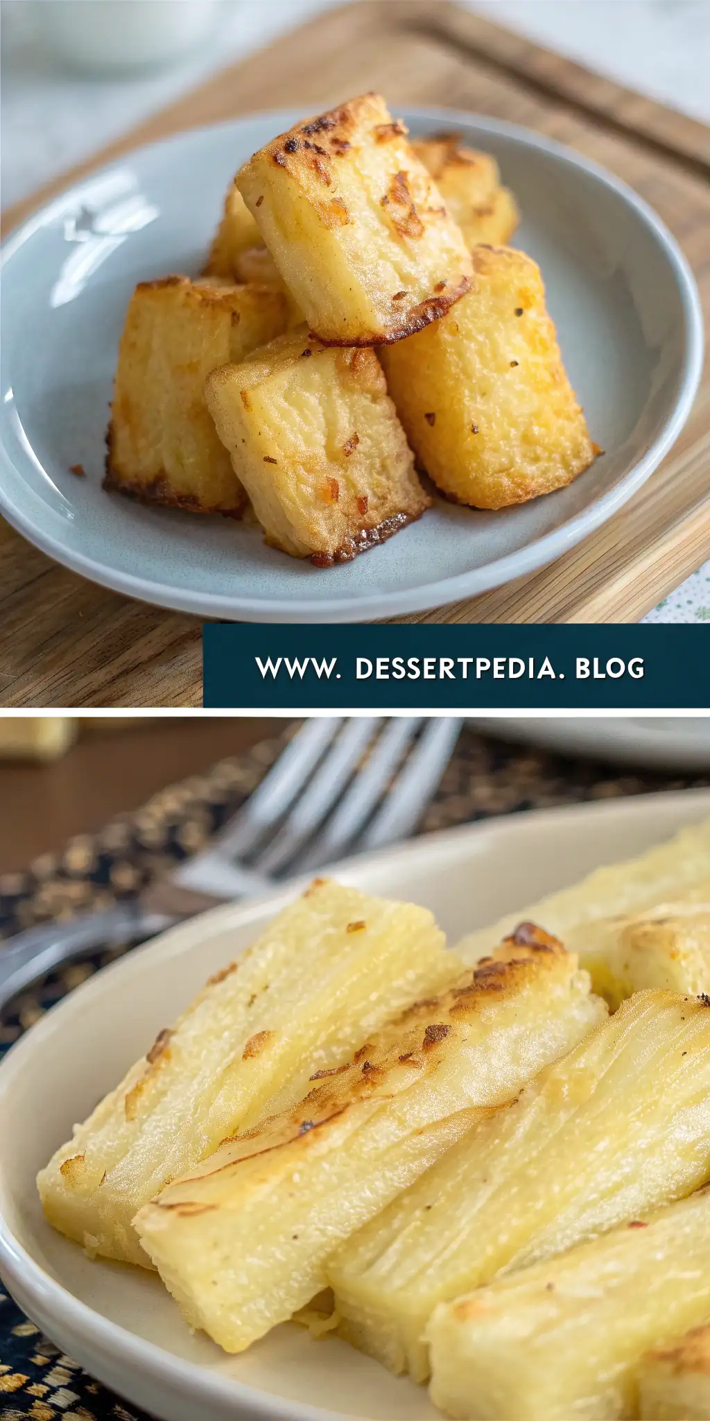 Pinterest image 2 for Air Fryer Yuca