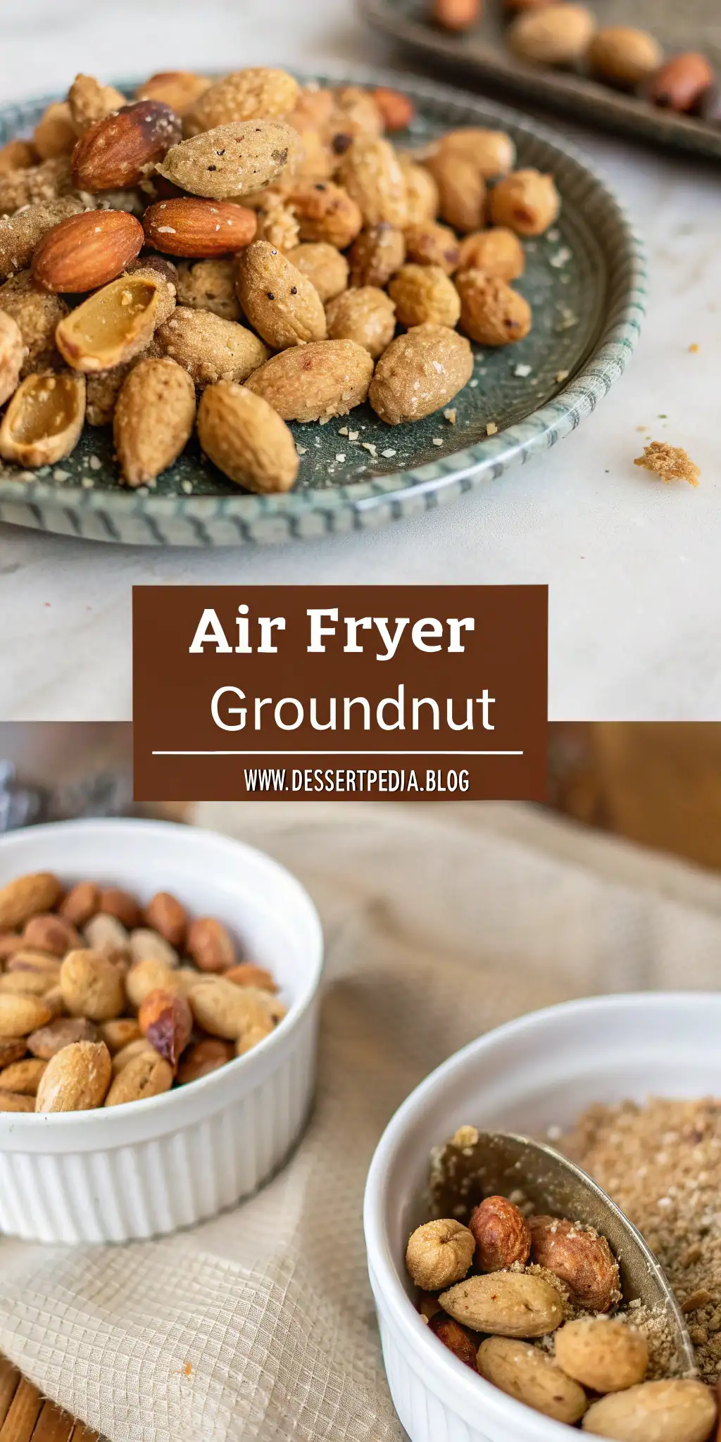 Pinterest image 2 for Air Fryer Groundnut