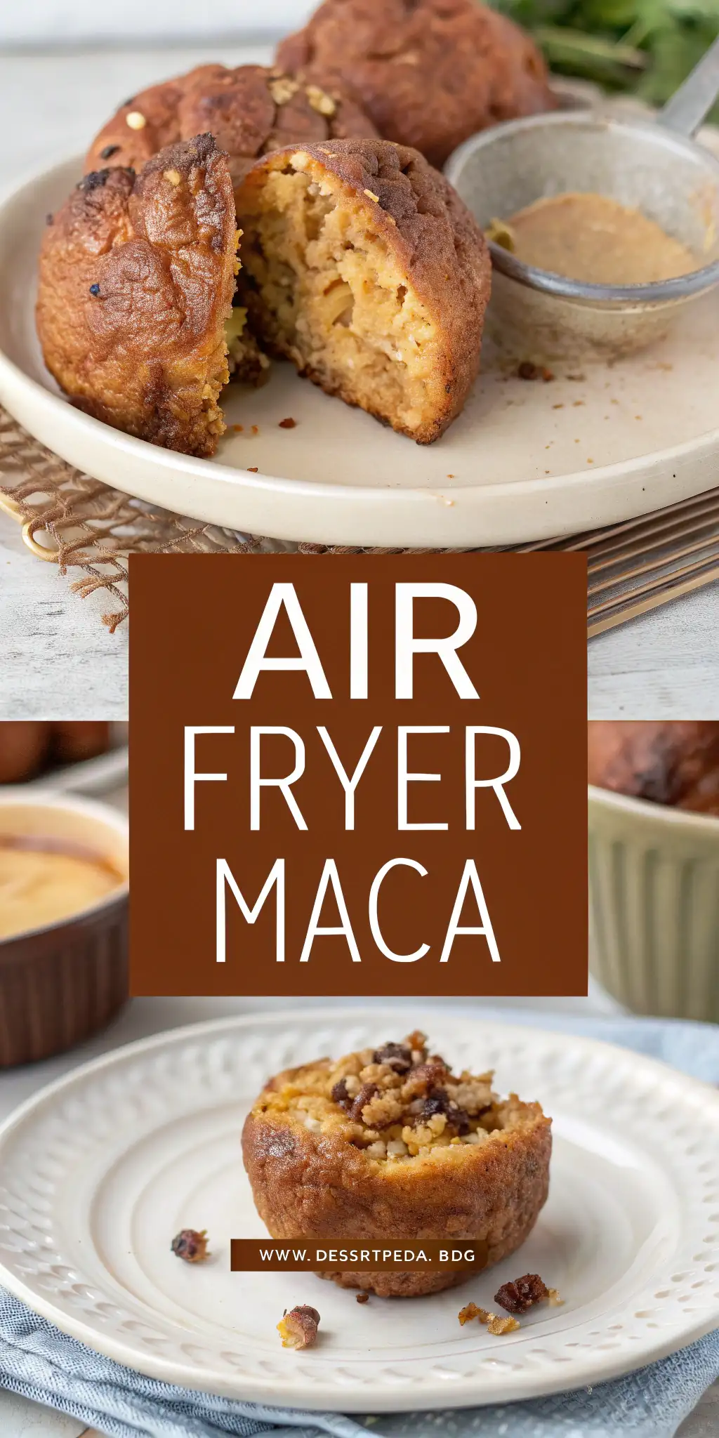 Pinterest image 2 for Air Fryer Maca