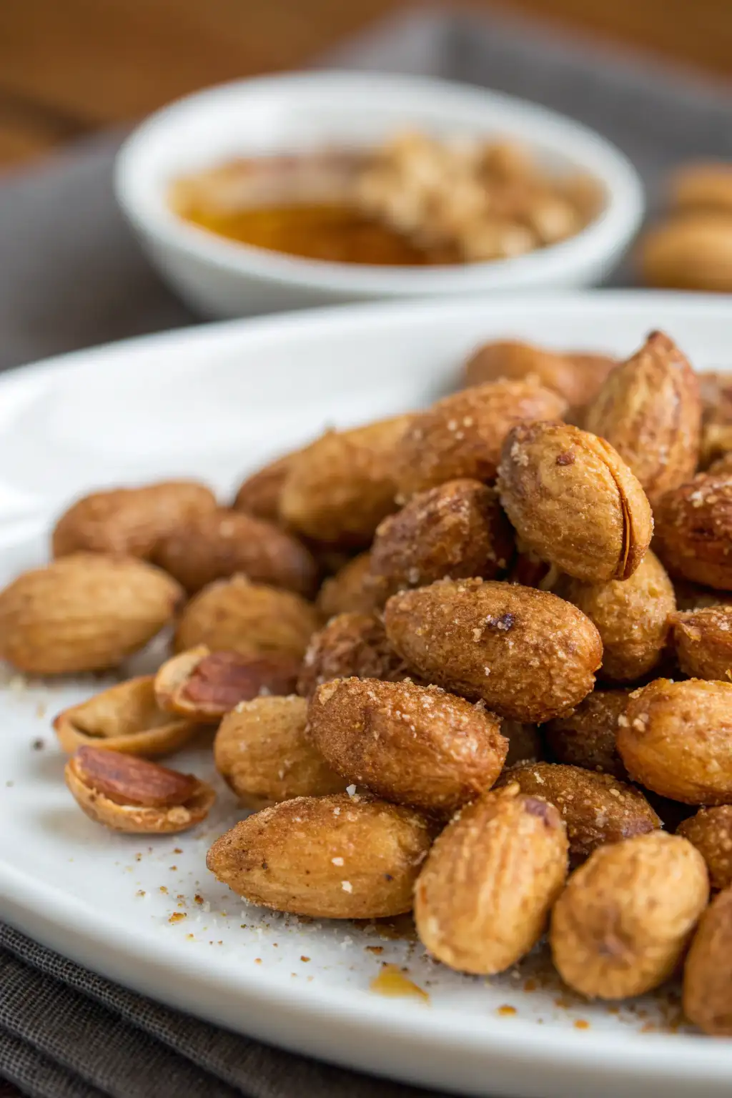 A delicious plate of Air Fryer Groundnut
