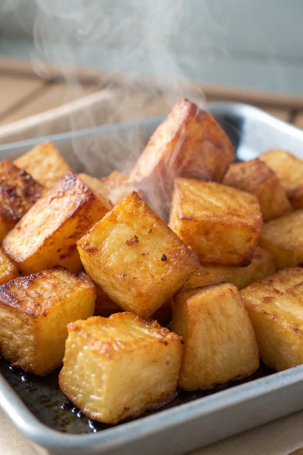 A delicious plate of Air Fryer Yuca