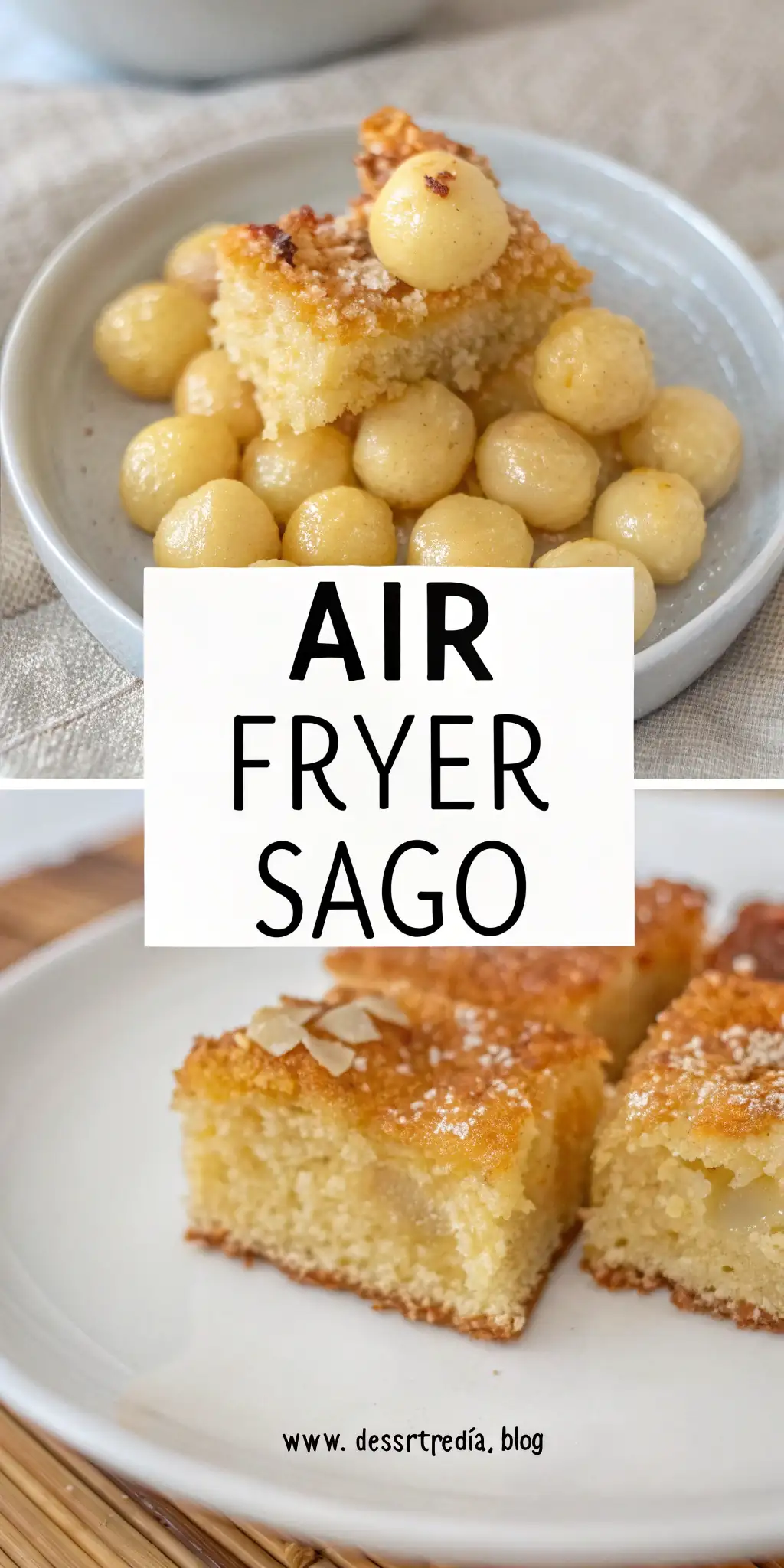 Pinterest image 2 for Air Fryer Sago