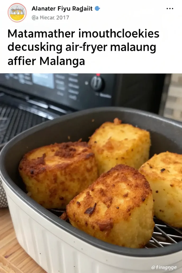 A delicious plate of Air Fryer Malanga