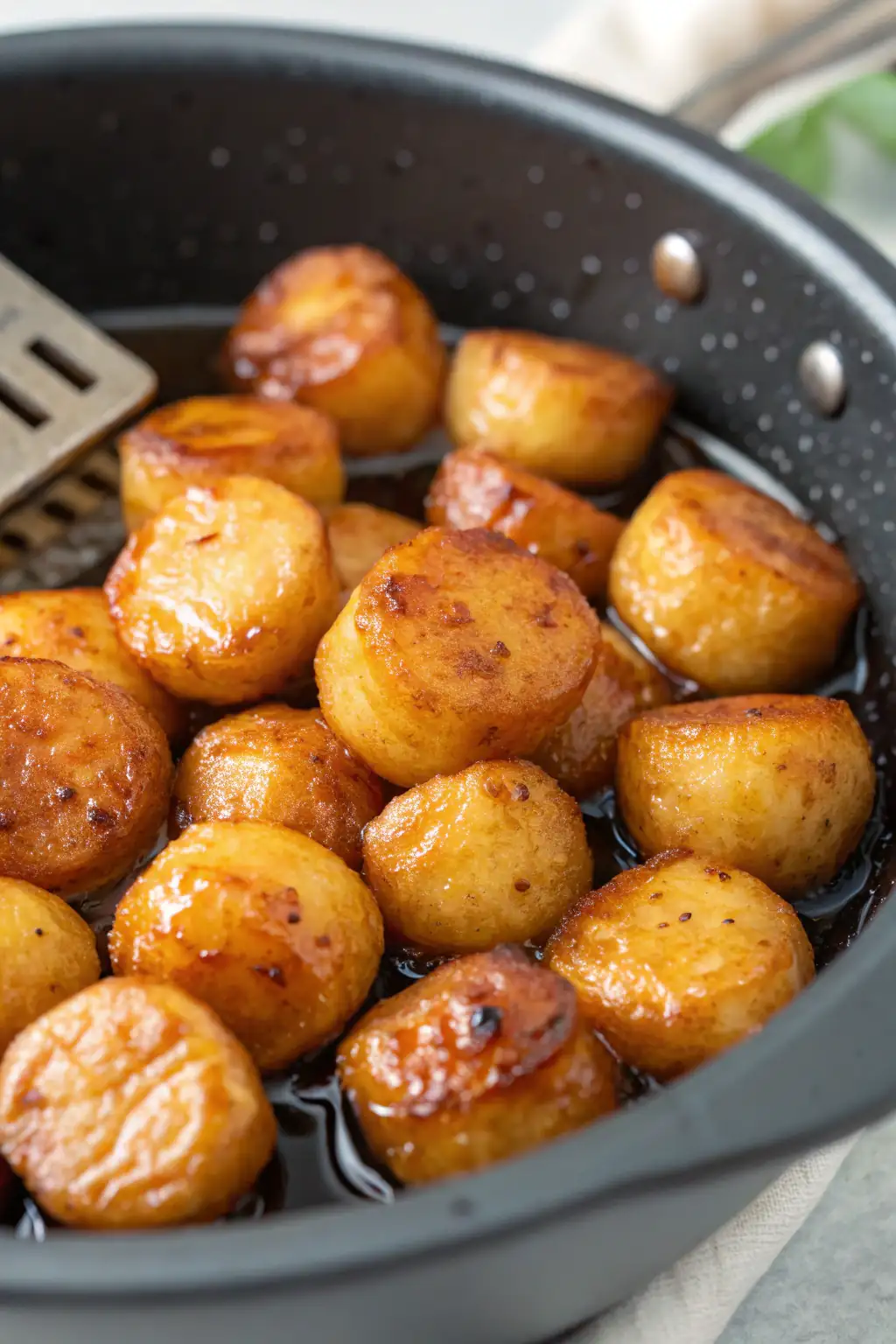 A delicious plate of Air Fryer Water Chestnuts