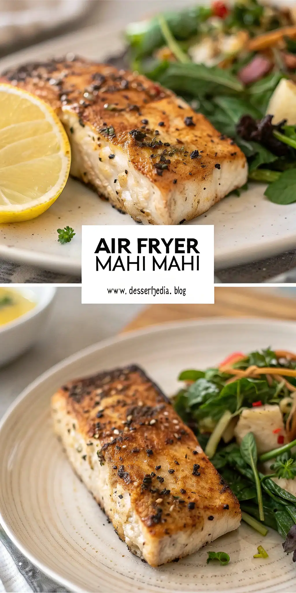 Pinterest image 2 for Air Fryer Mahi Mahi