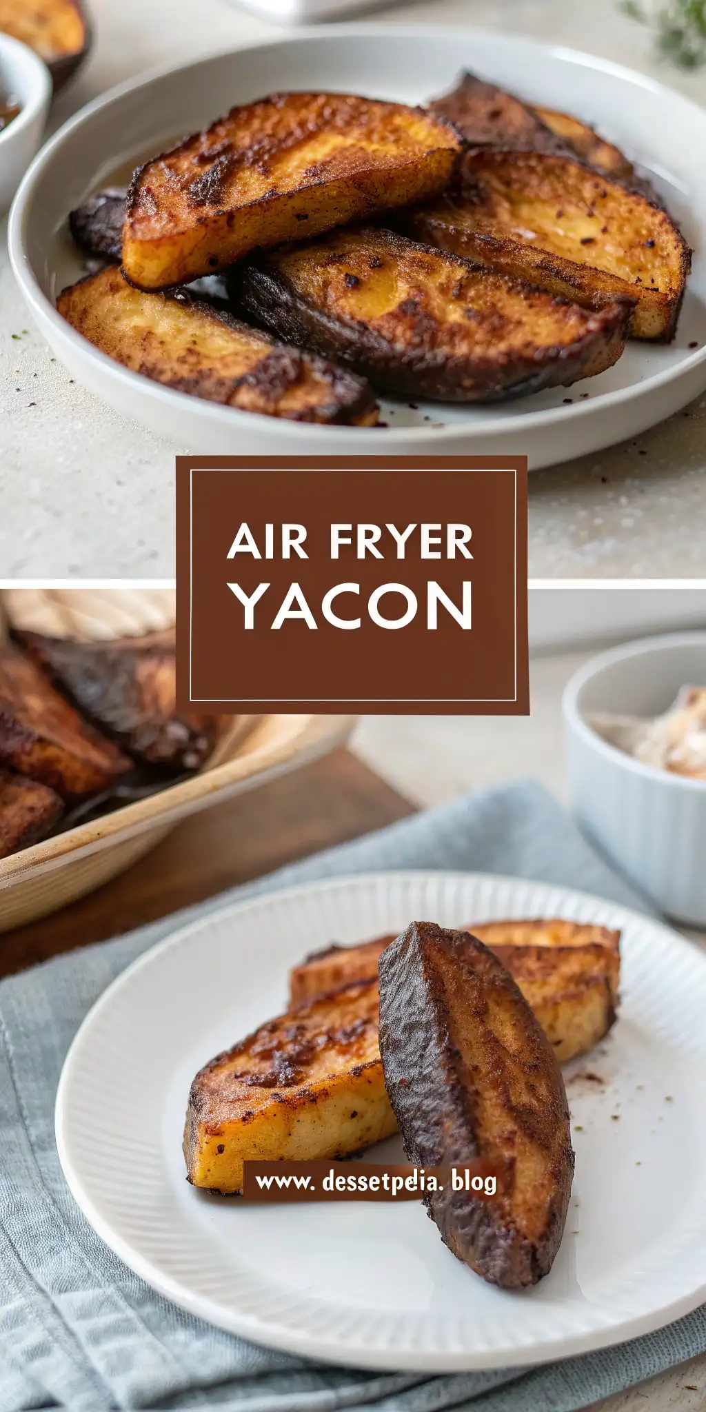 Pinterest image 2 for Air Fryer Yacon