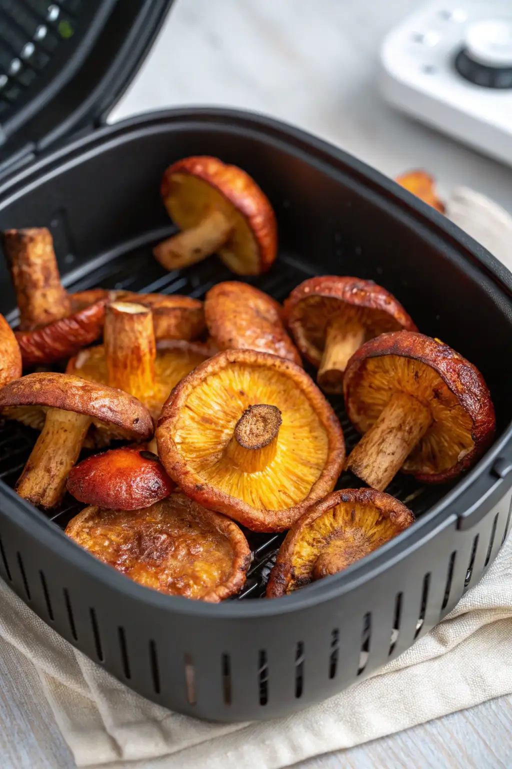 A delicious plate of Air Fryer Reishi