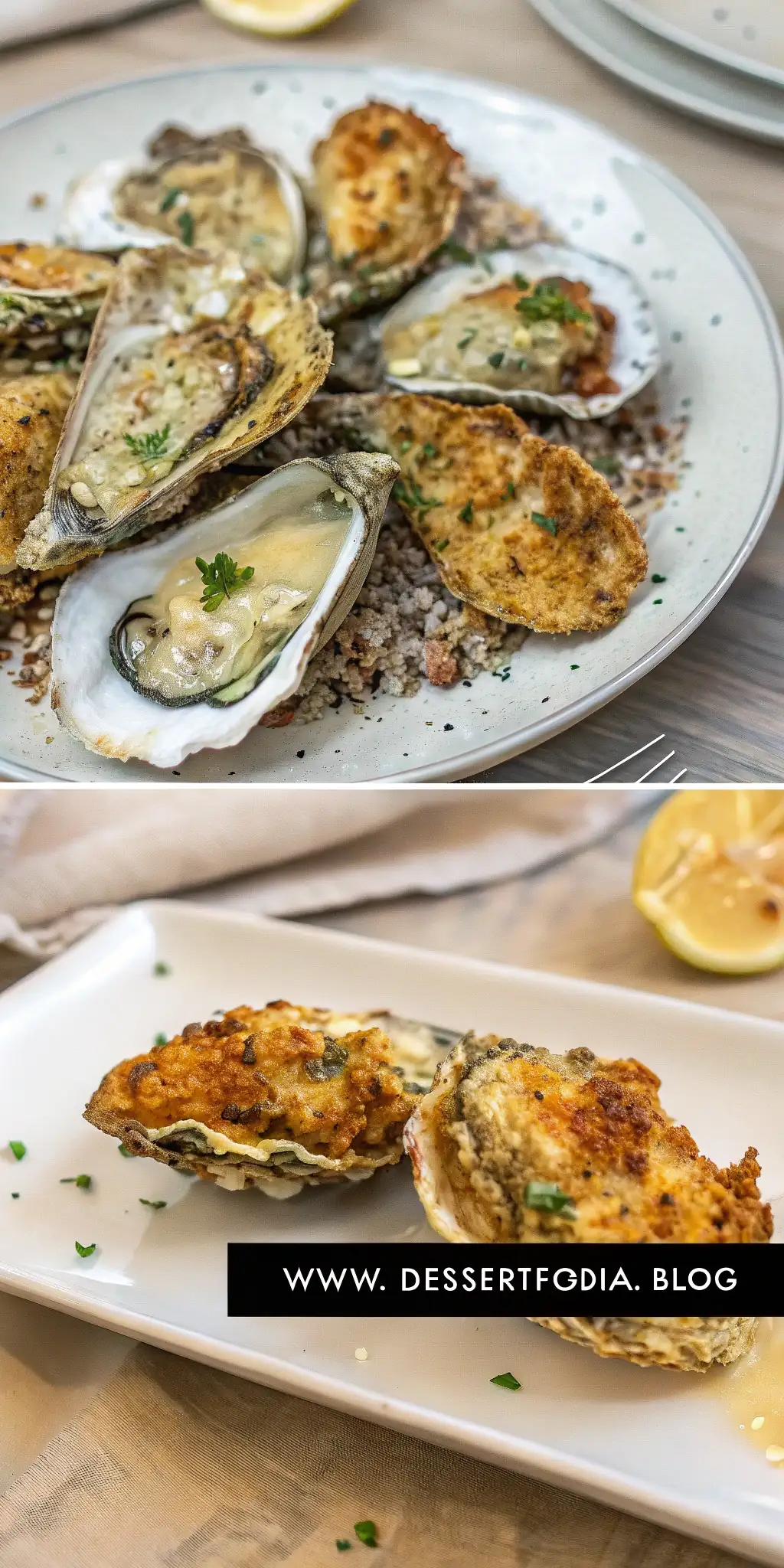 Pinterest image 1 for Air Fryer Oysters