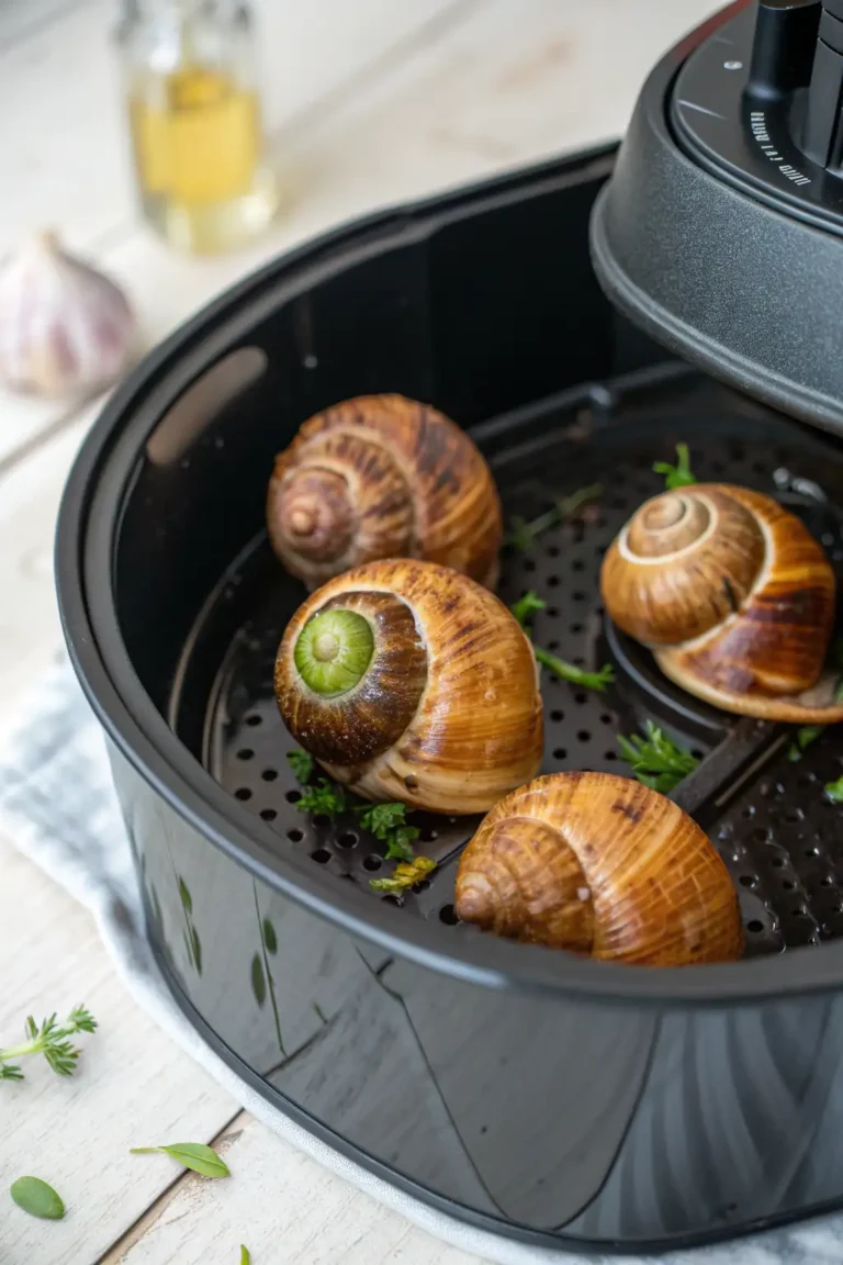 A delicious plate of Air Fryer Snail