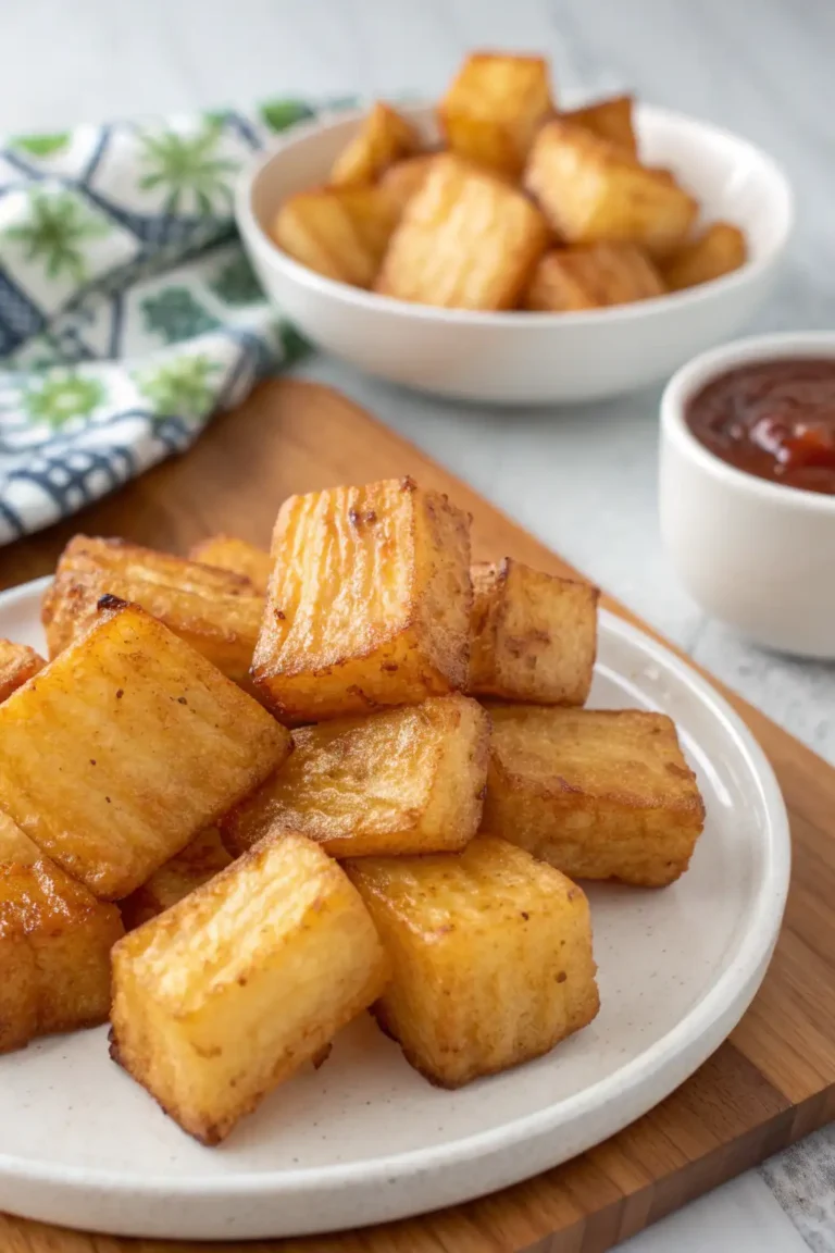 A delicious plate of Air Fryer Yuca