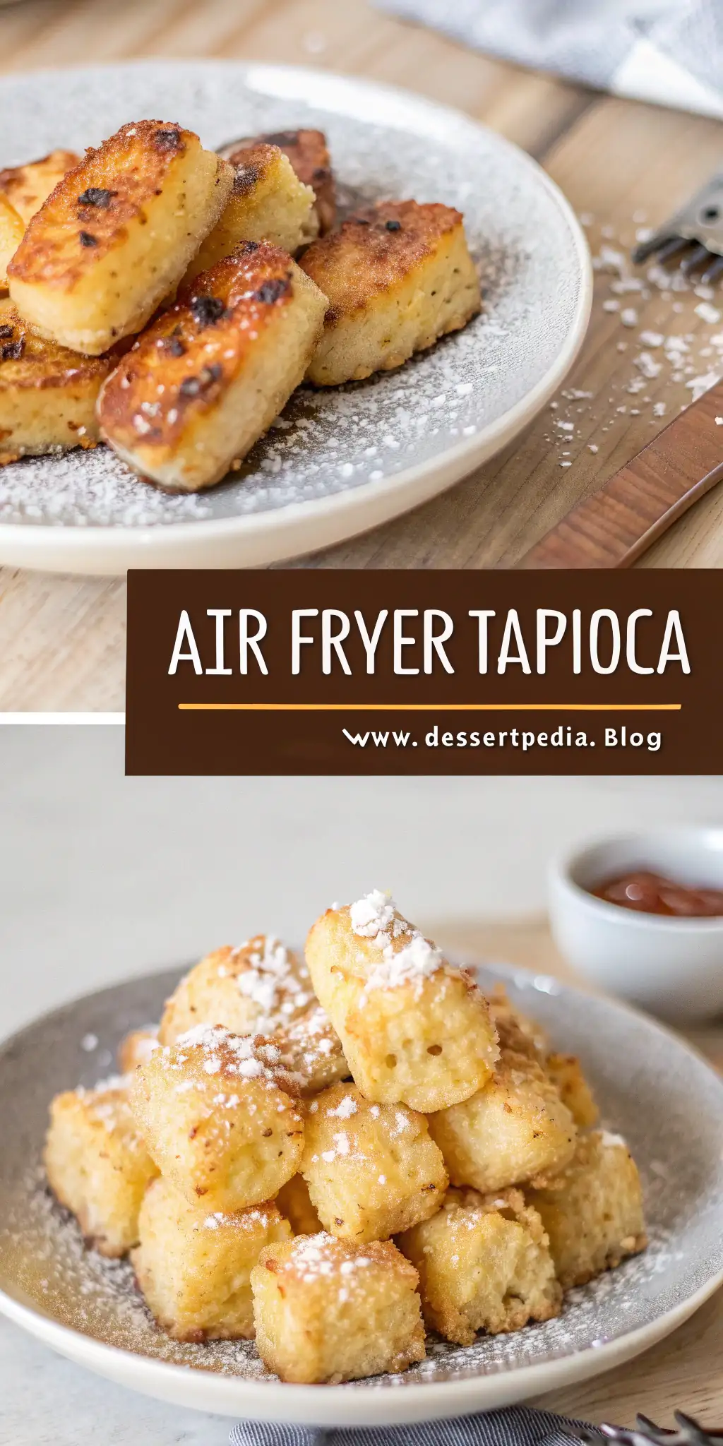 Pinterest image 1 for Air Fryer Tapioca