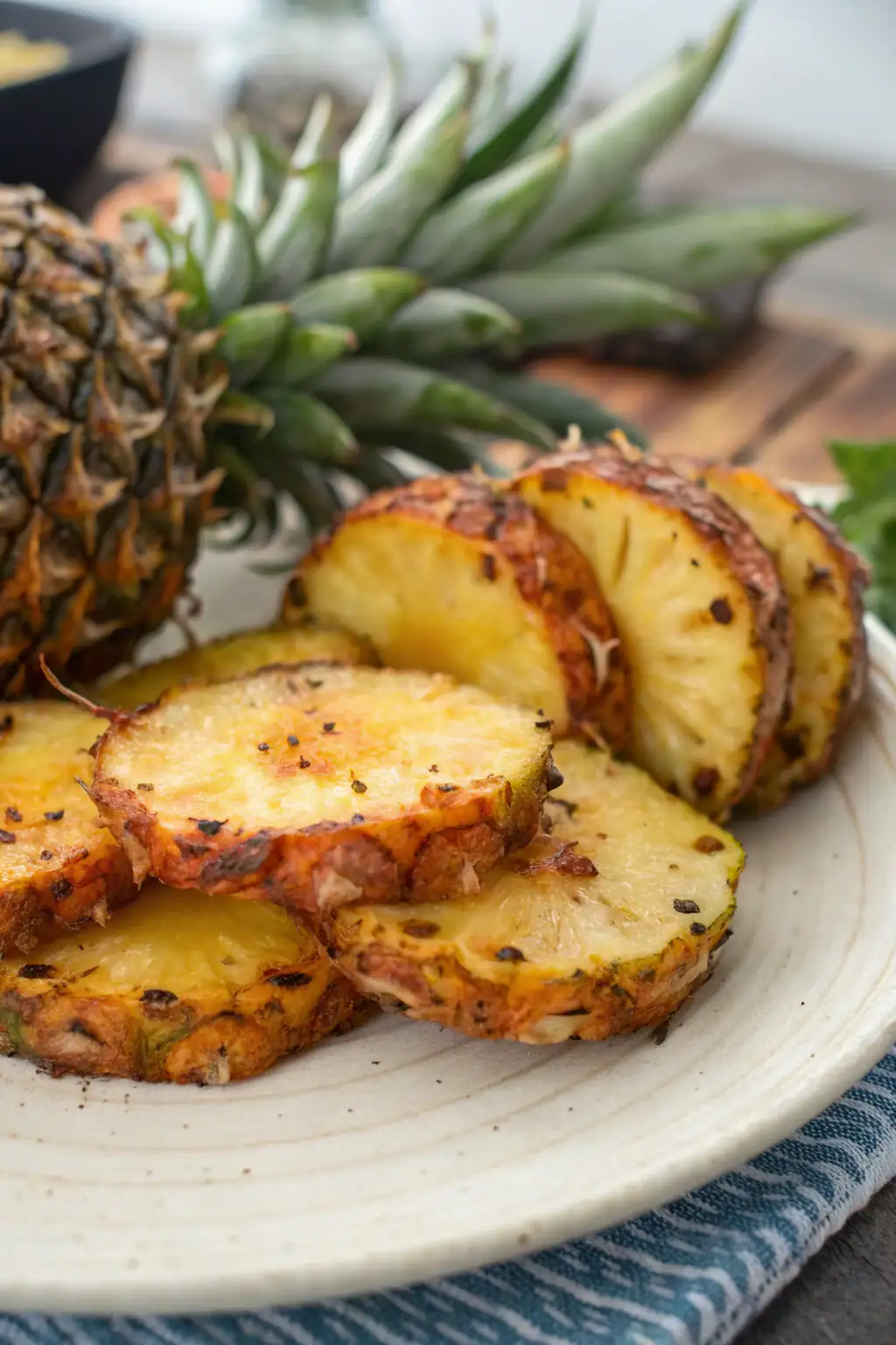 A delicious plate of Air Fryer Palm Hearts