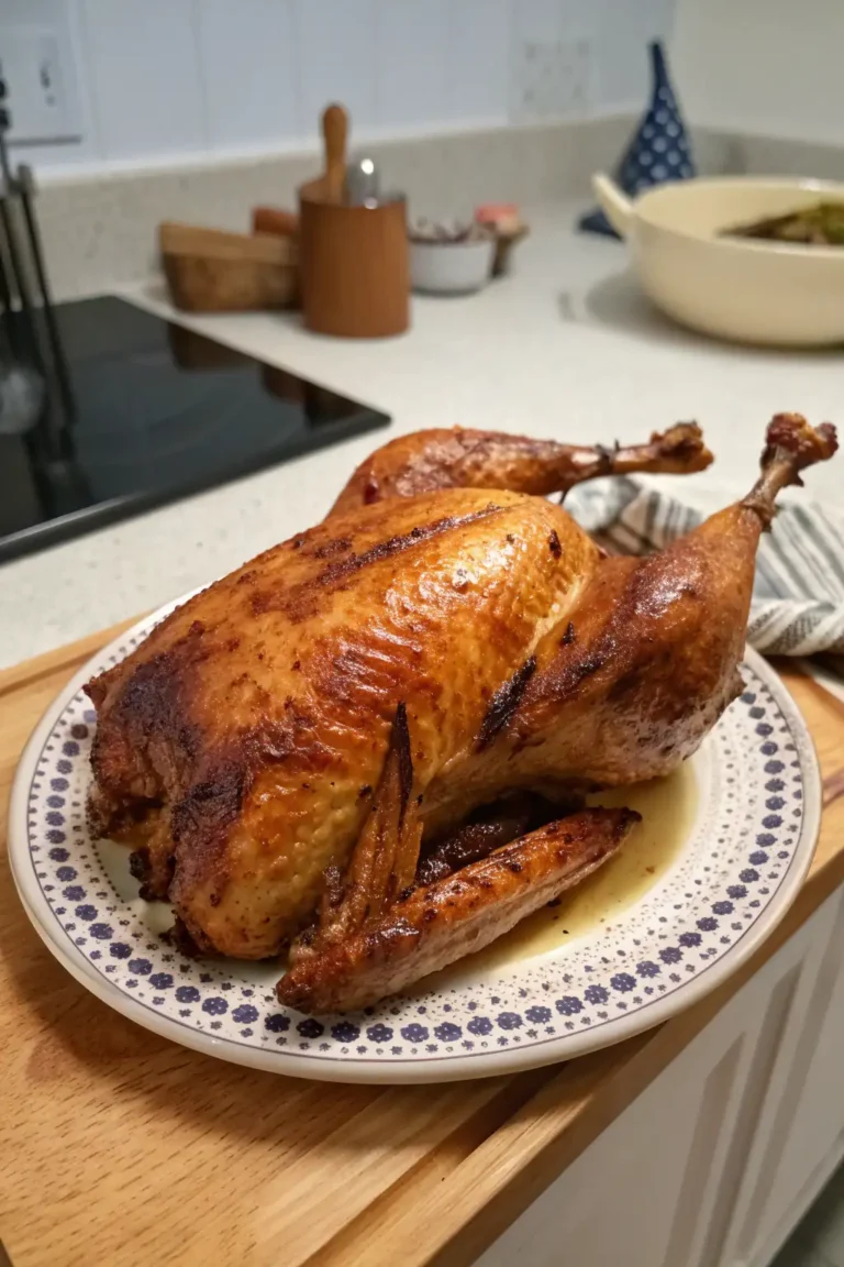 A delicious plate of Air Fryer Pheasant