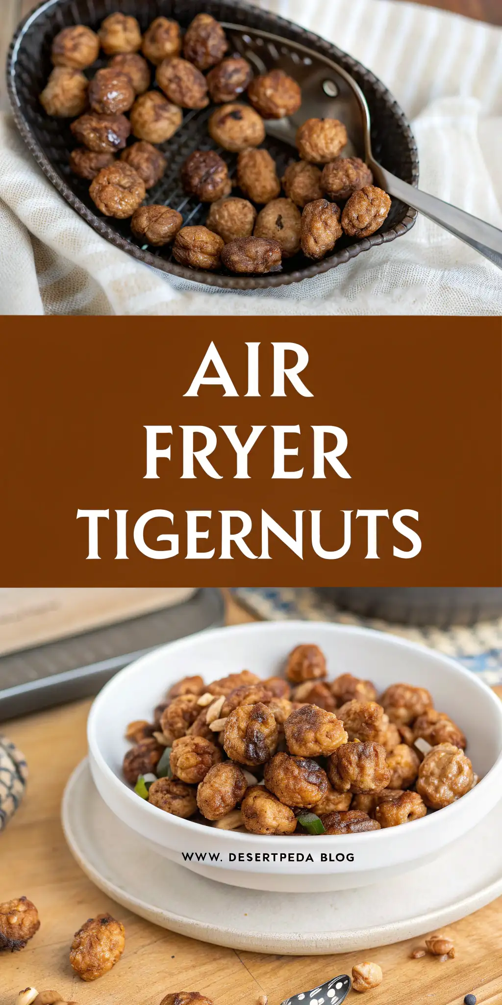 Pinterest image 1 for Air Fryer Tigernut