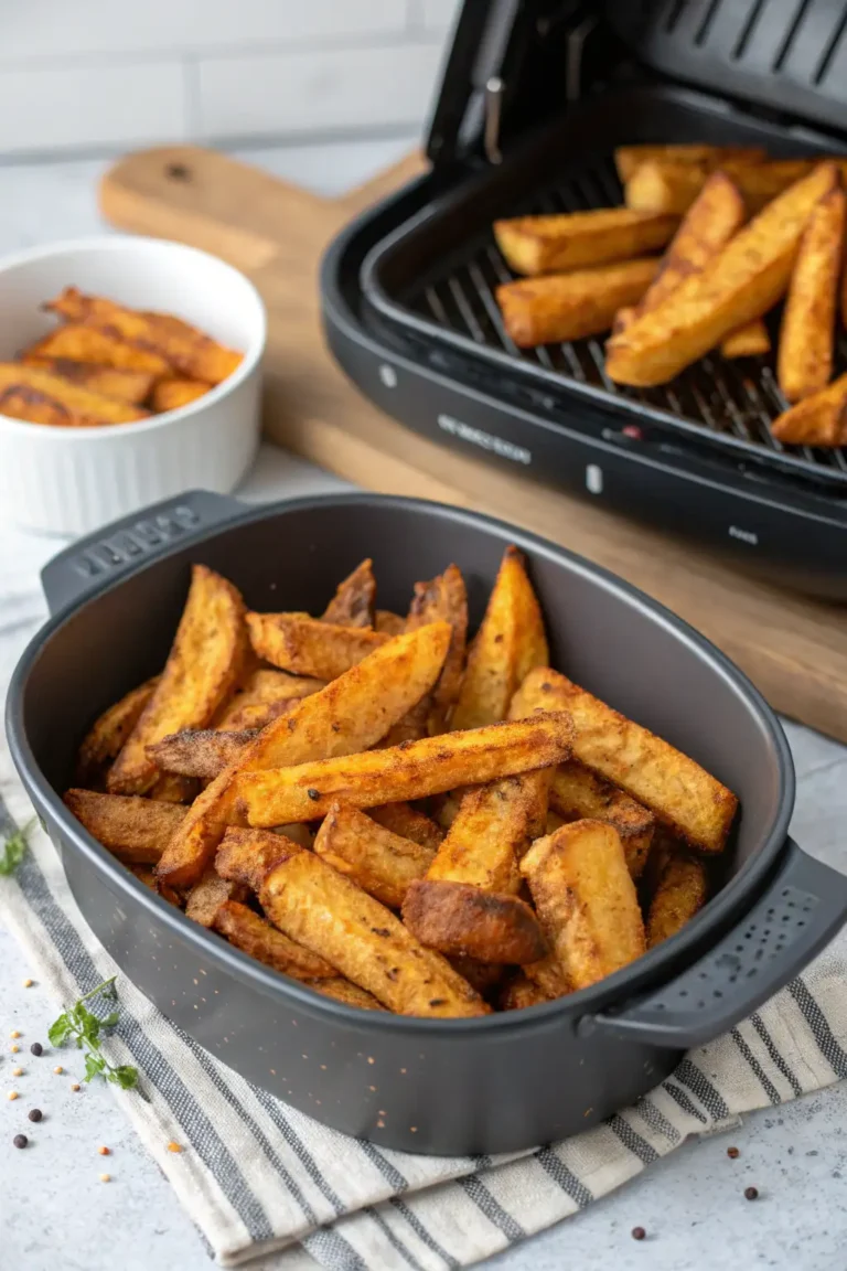 A delicious plate of Air Fryer Yacon