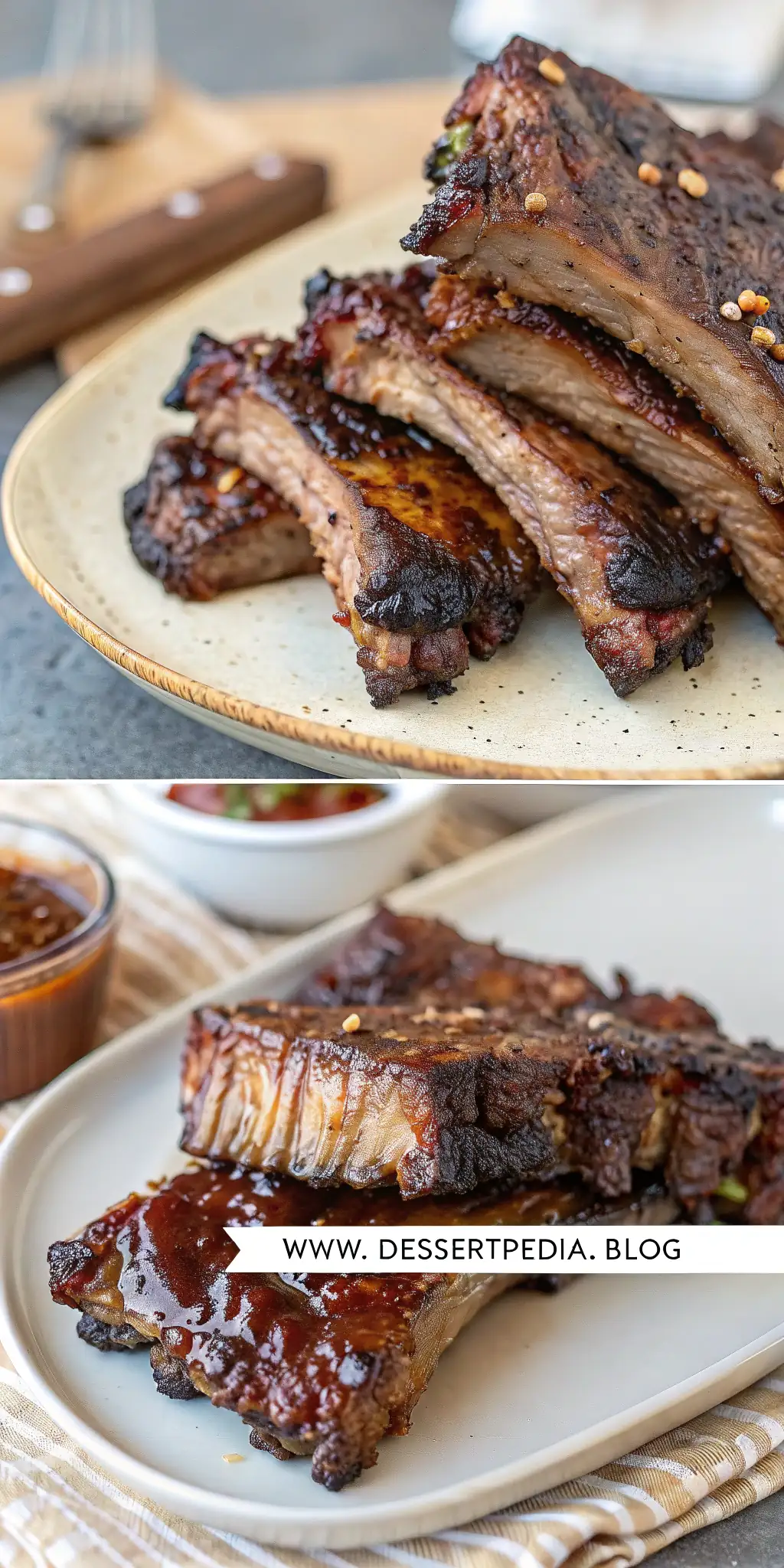 Pinterest image 2 for Air Fryer Elk Ribs