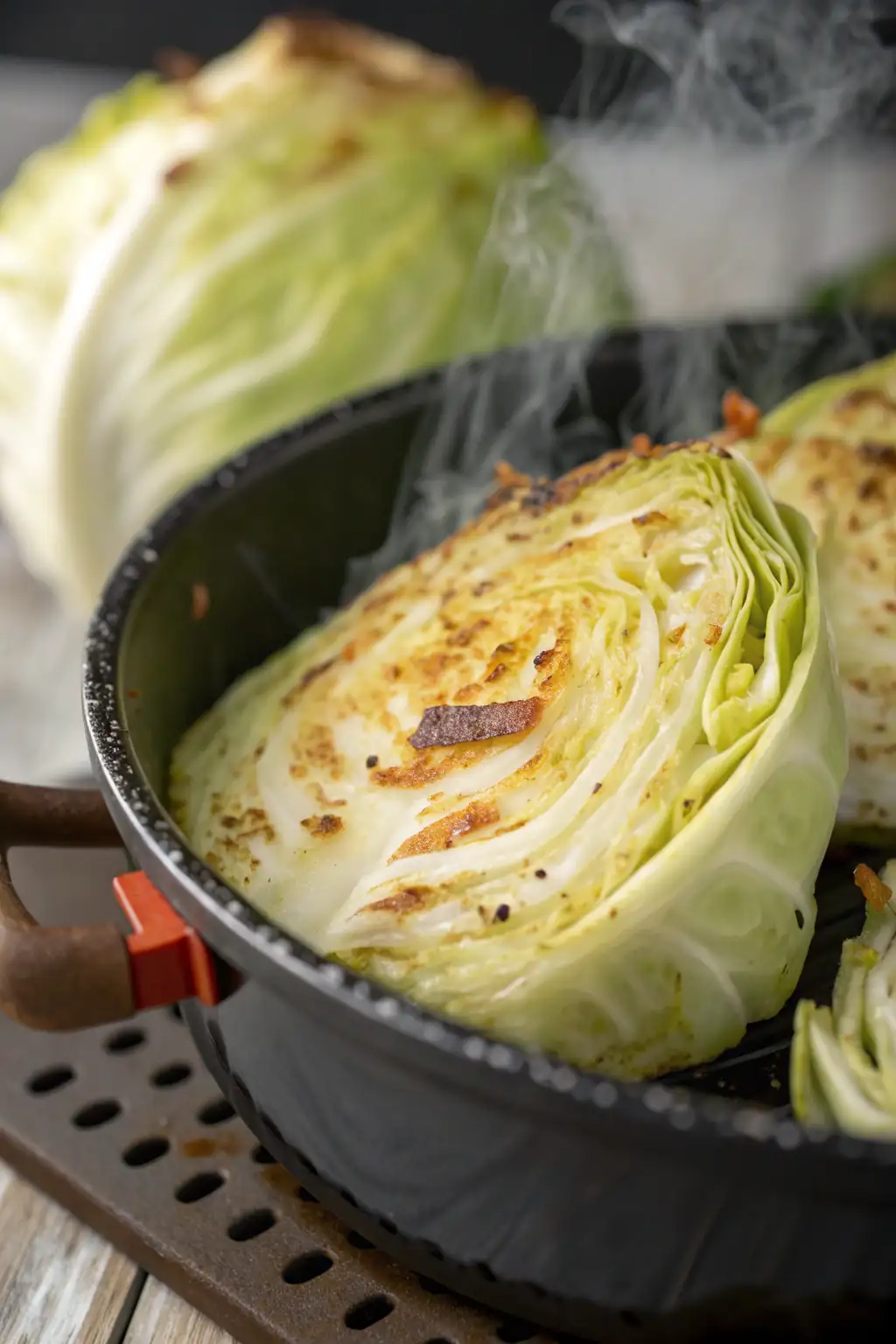 A delicious plate of Air Fryer Cabbage