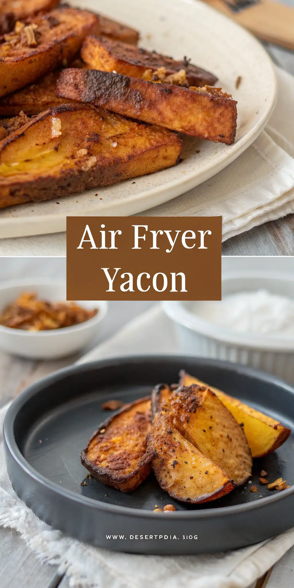 Pinterest image 1 for Air Fryer Yacon
