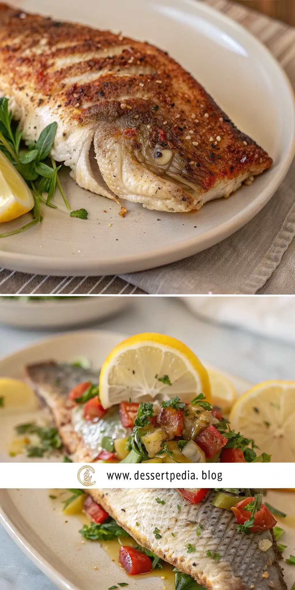 Pinterest image 1 for Air Fryer Snapper