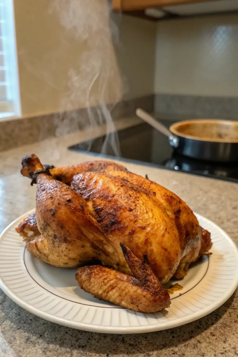 A delicious plate of Air Fryer Chicken Emmer