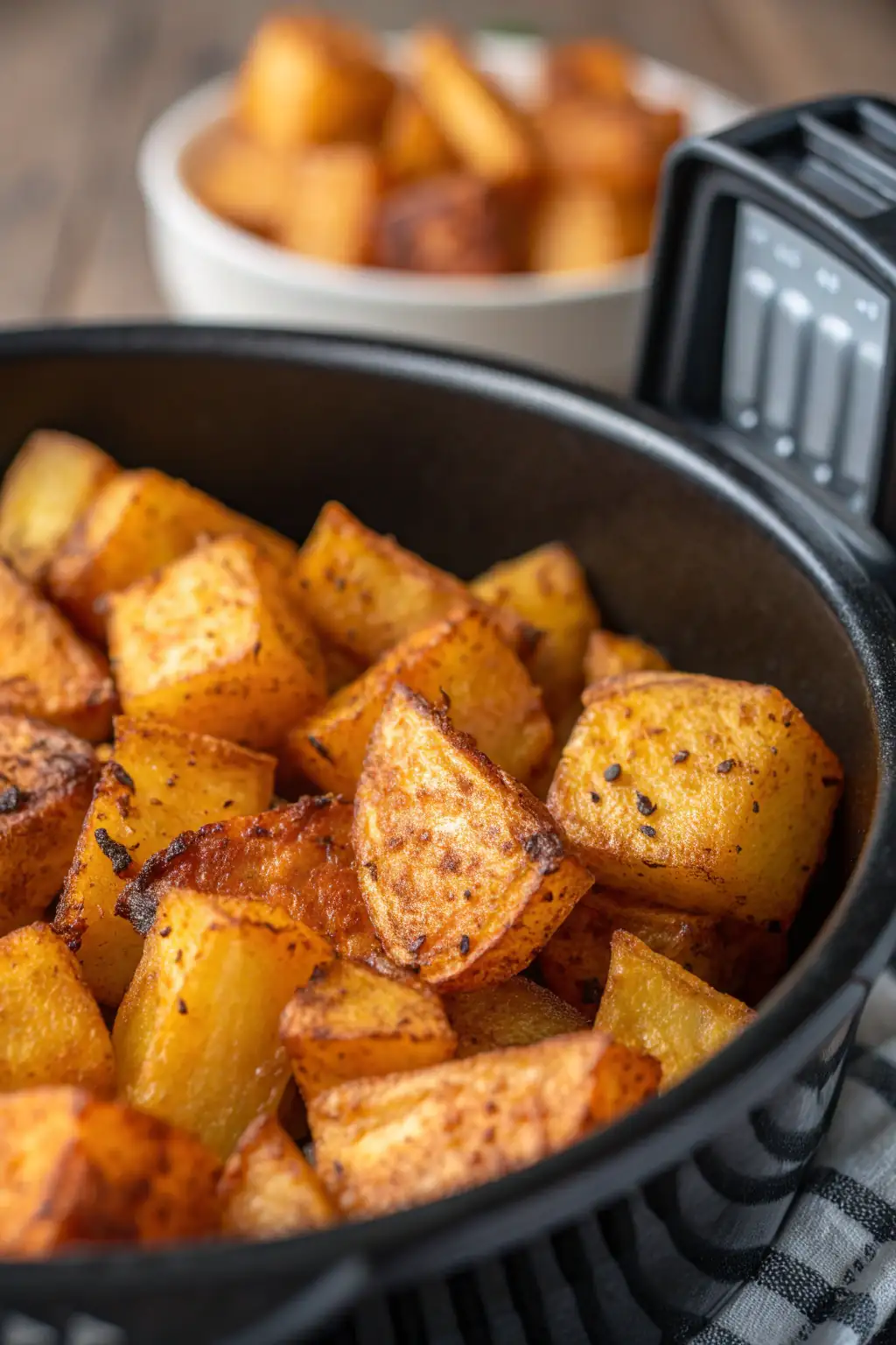 A delicious plate of Air Fryer Rutabaga