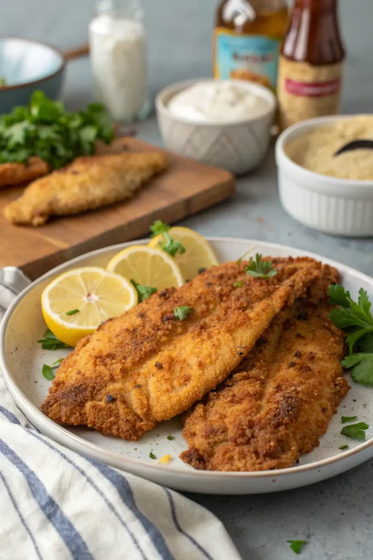 A delicious plate of Air Fryer Catfish