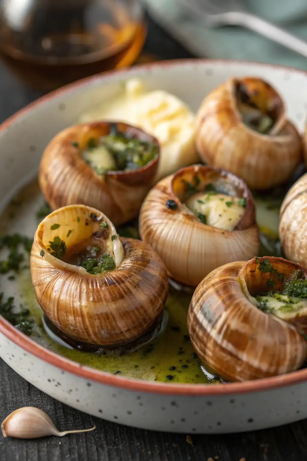 A delicious plate of Air Fryer Escargot
