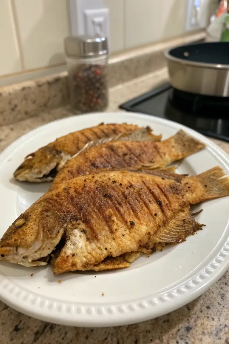 A delicious plate of Air Fryer Tilapia