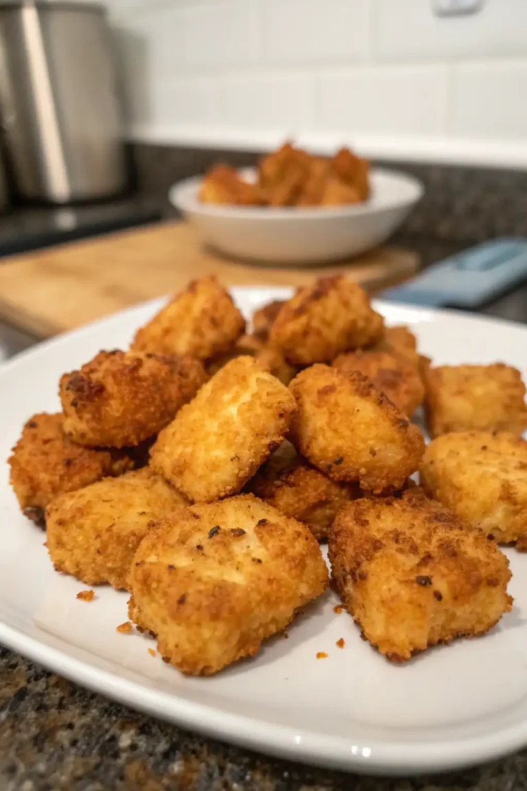 A delicious plate of Air Fryer Chicken Nuggets