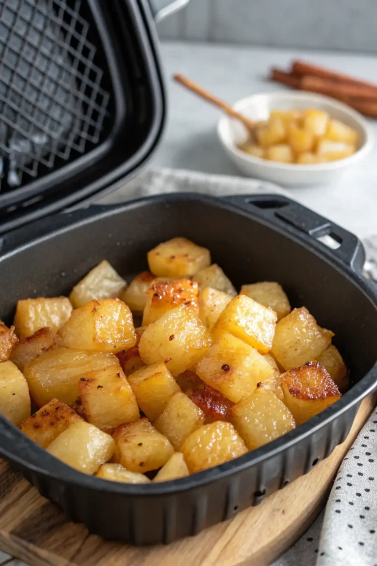 A delicious plate of Air Fryer Tapioca
