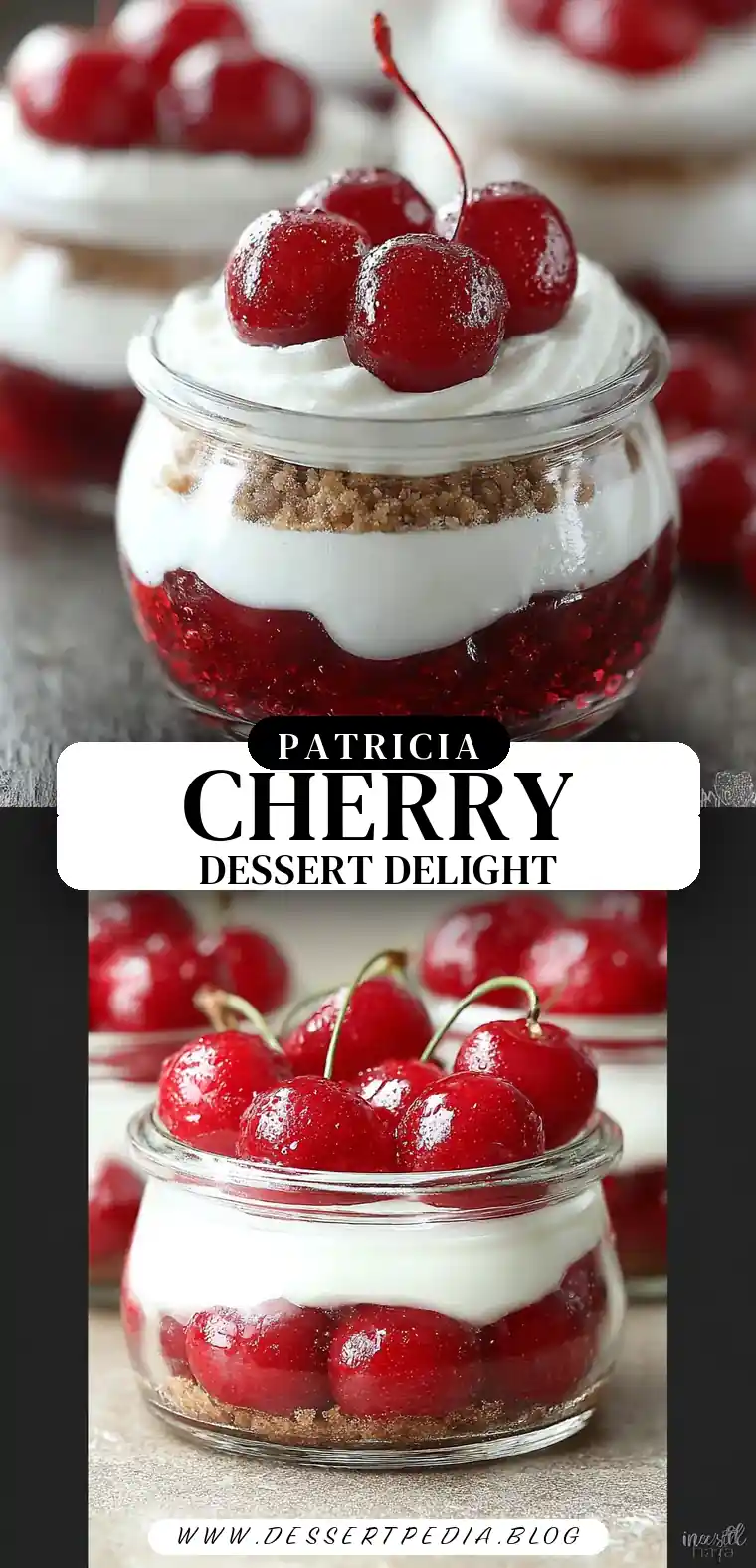 Pinterest pin (Design 3) for Cherry Delight