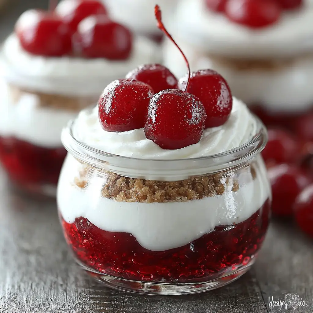 A delicious plate of Cherry Delight