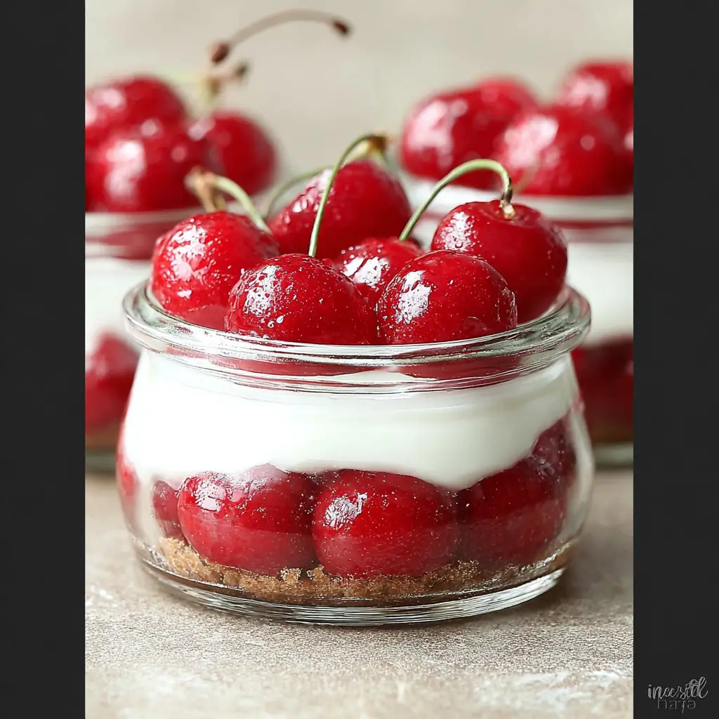 A delicious plate of Cherry Delight