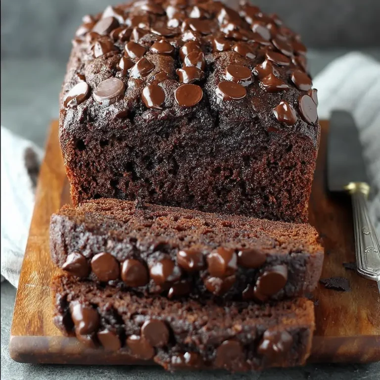 A delicious plate of Chocolate Banana Bread