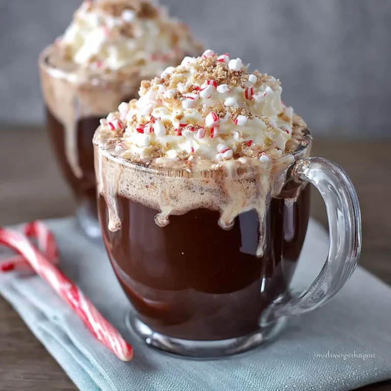 A delicious plate of Cinnamon Roll Hot Chocolate