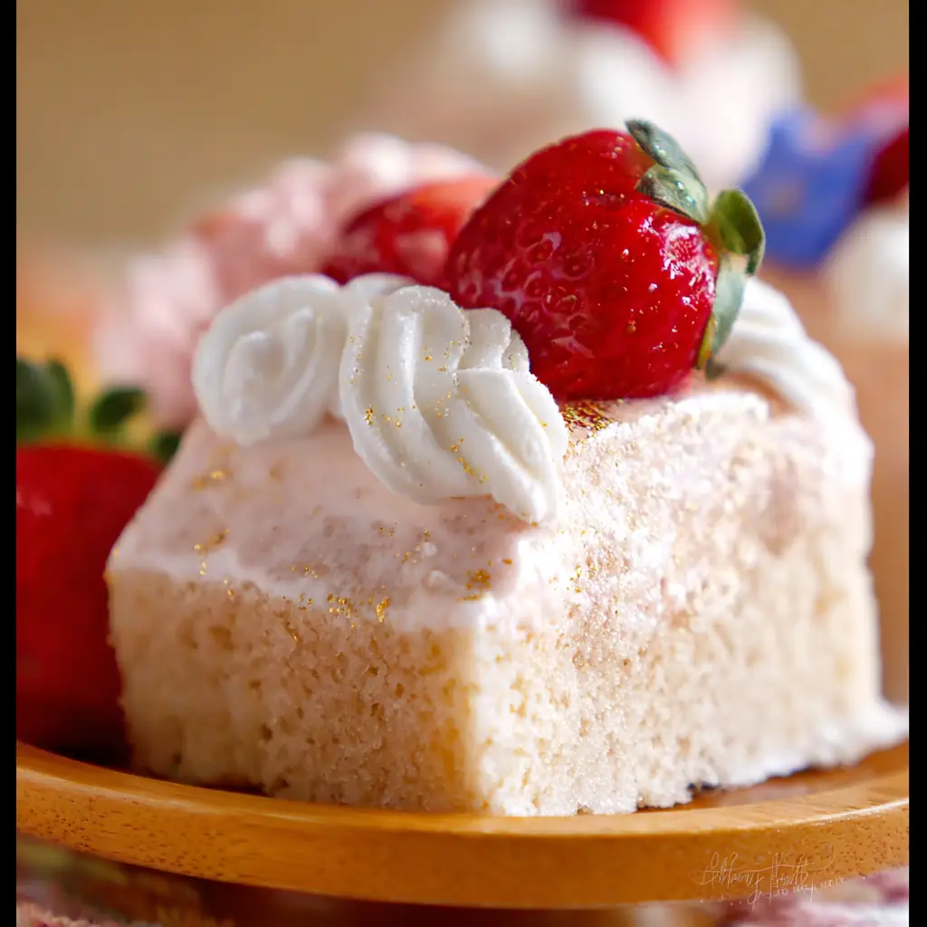 A delicious plate of Cloud Cake