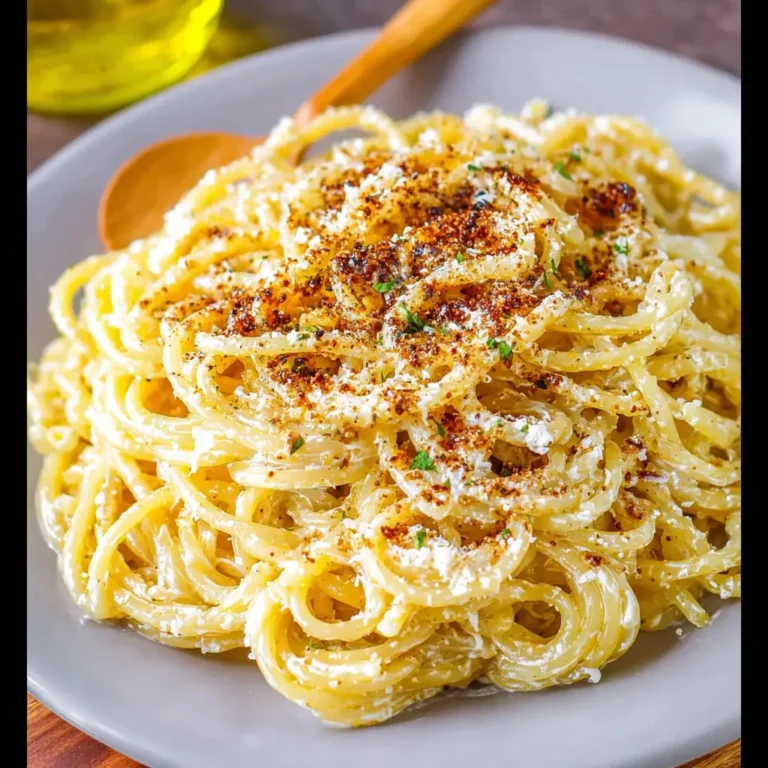 A delicious plate of Cream Cheese Pasta