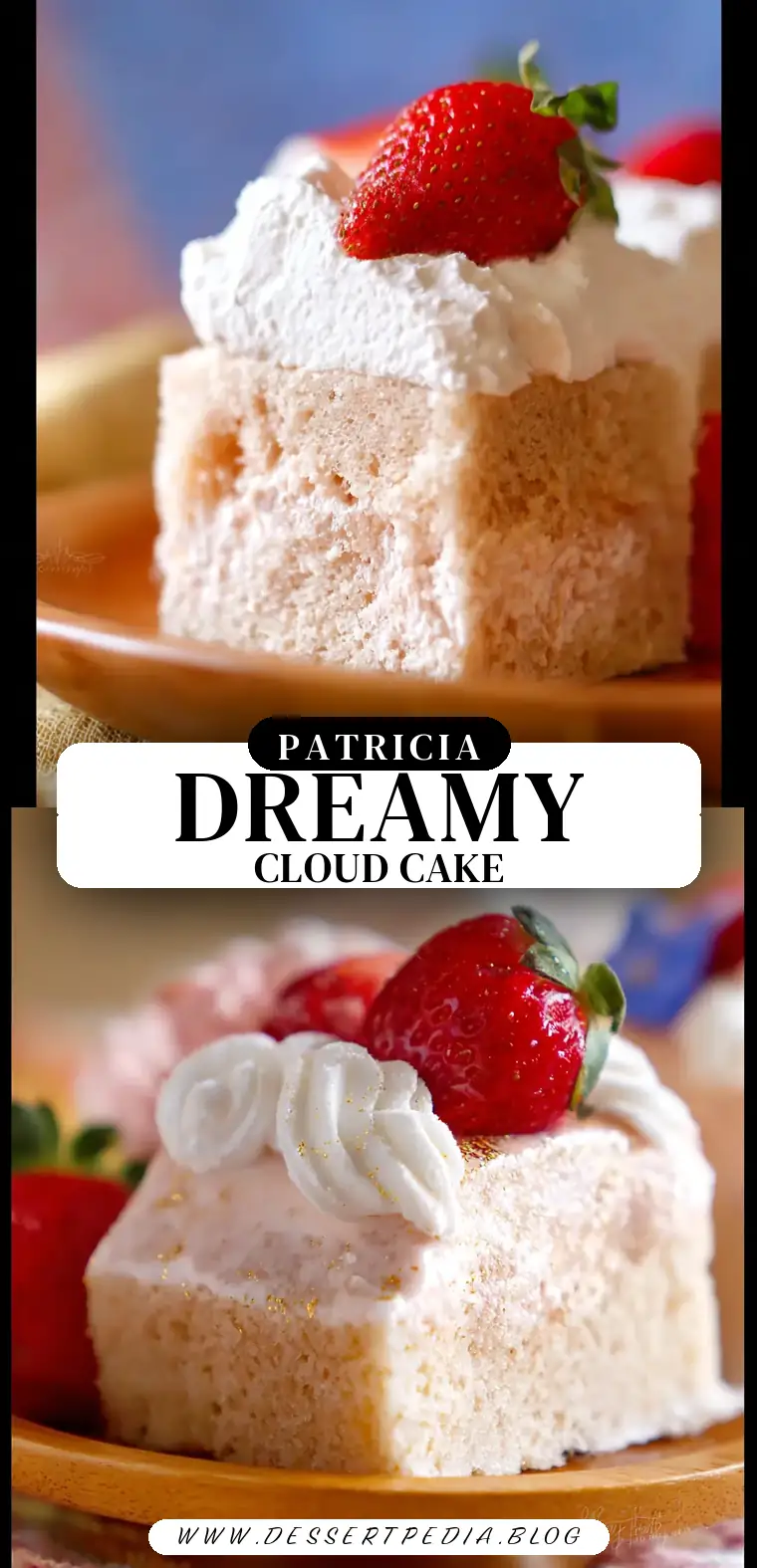 Pinterest pin (Design 3) for Cloud Cake