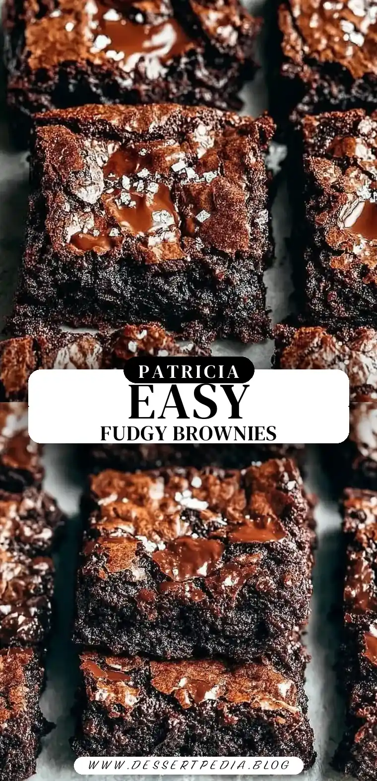 Pinterest pin (Design 3) for One Bowl Brownies