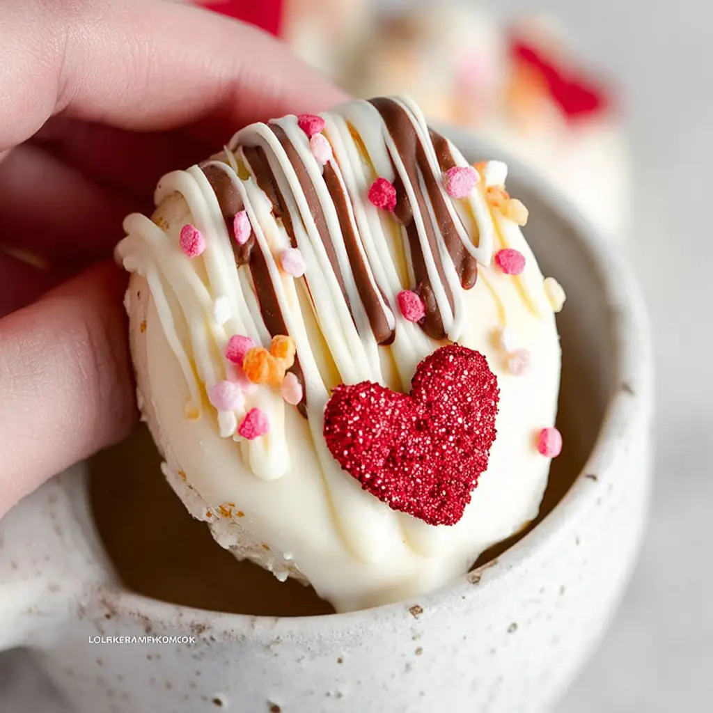 A delicious plate of Hot Chocolate Bombs