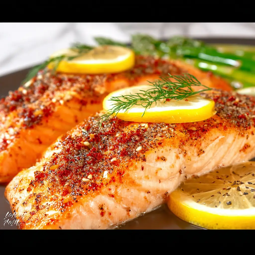 A delicious plate of Maple Glazed Salmon