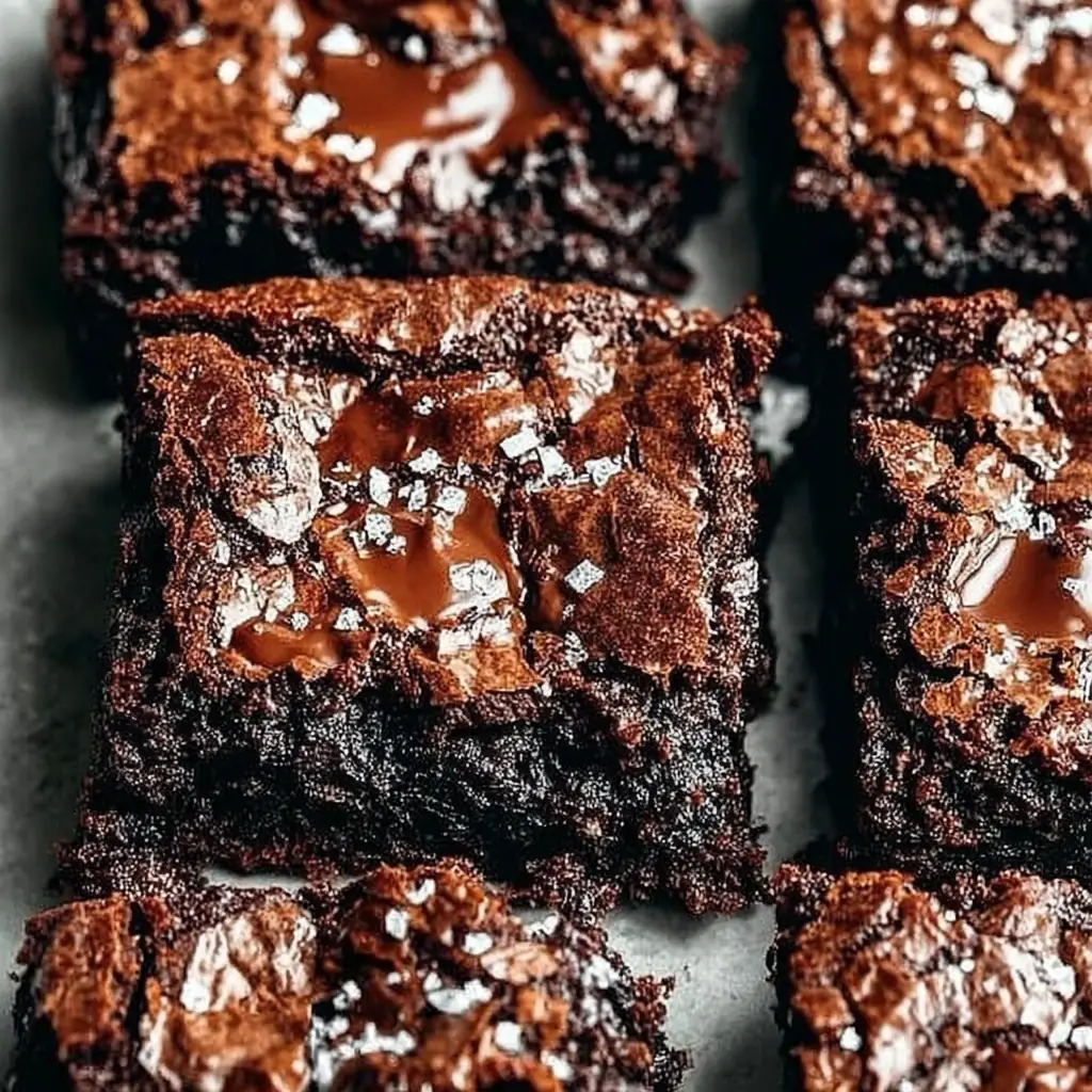 A delicious plate of One Bowl Brownies