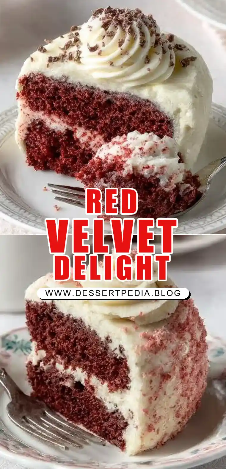 Pinterest pin (Design 1) for Red Velvet Couple’s Mug Cake