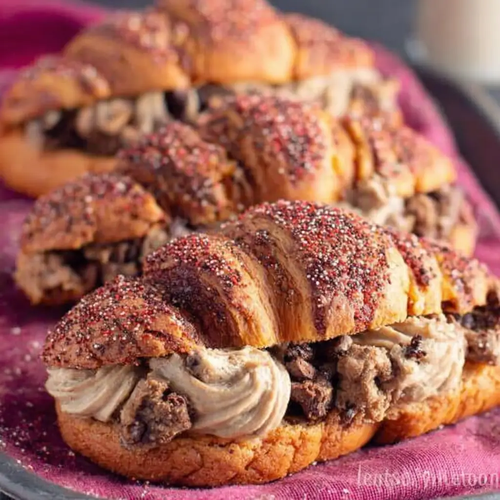 A delicious plate of Red Velvet Cake Mix Cookies